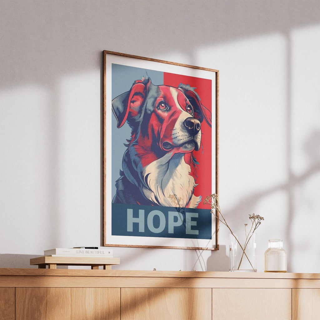 Border Collie HOPE Series Inspired by the Obama Poster image 5