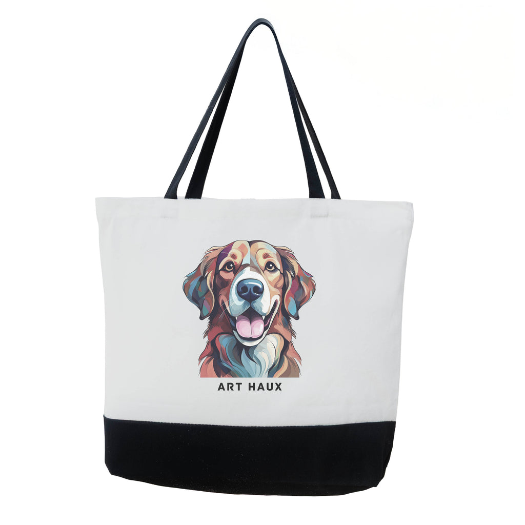 Golden Retriever Chic Graphic Art Bag image 0