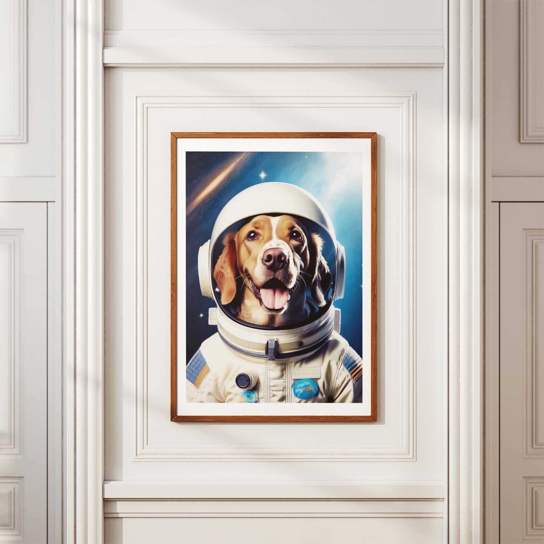 English Setter Astronaut Dog Series image 3