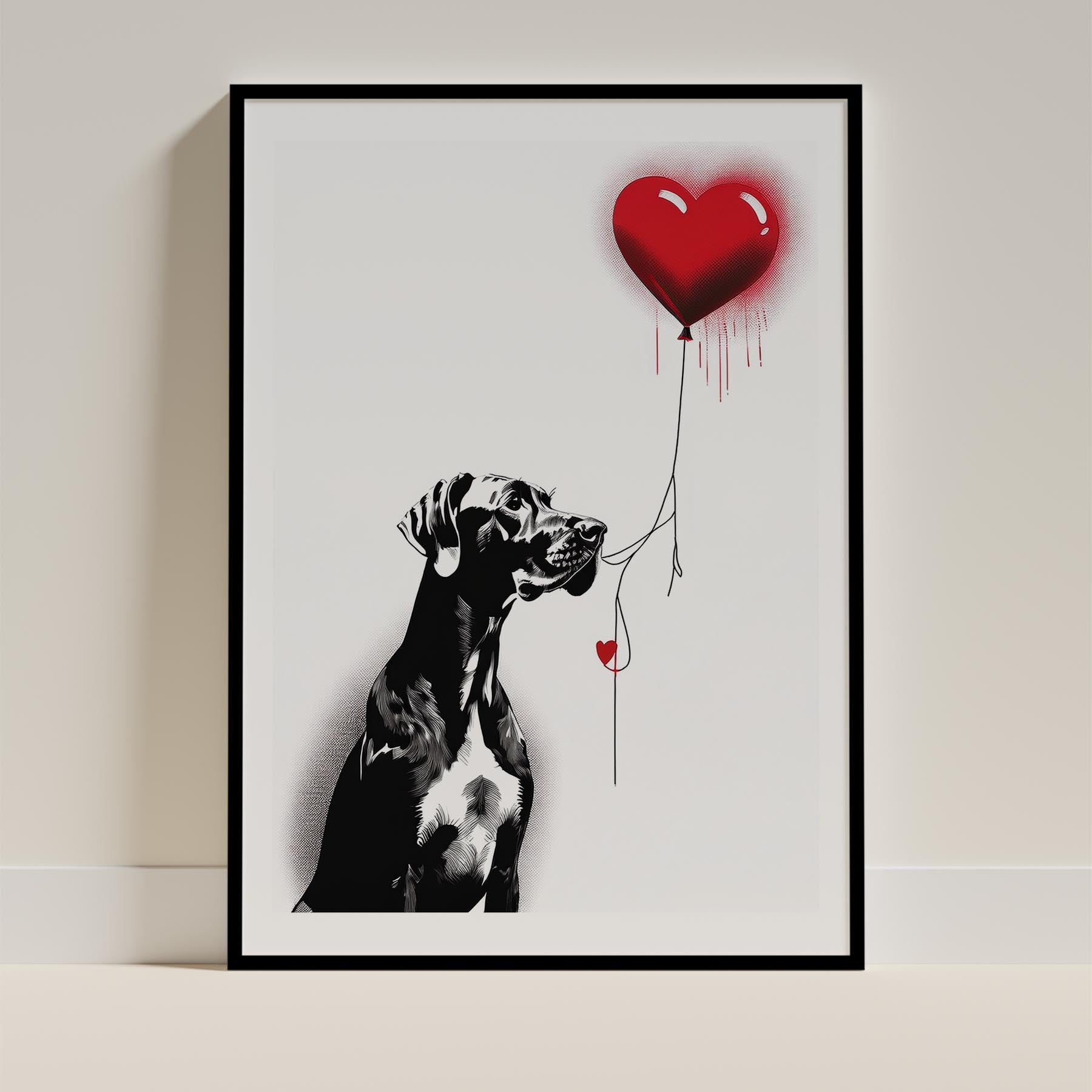 Great Dane Dog Art Print Unframed Vol 2 | 11 Unique Designs | Wall Art Gift for Dog Lovers | Dogsy & Co