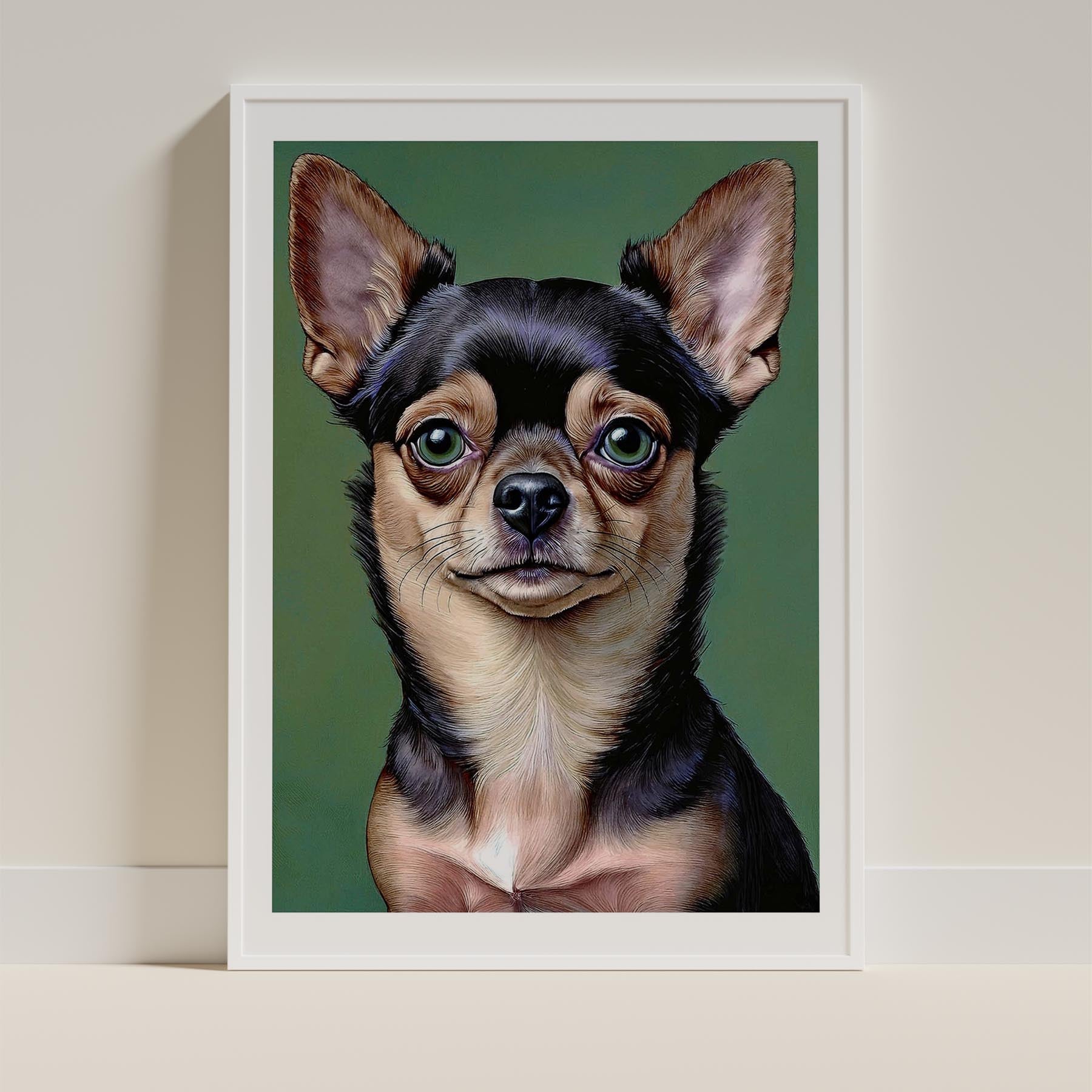 Chihuahua Green Painted Series image 9