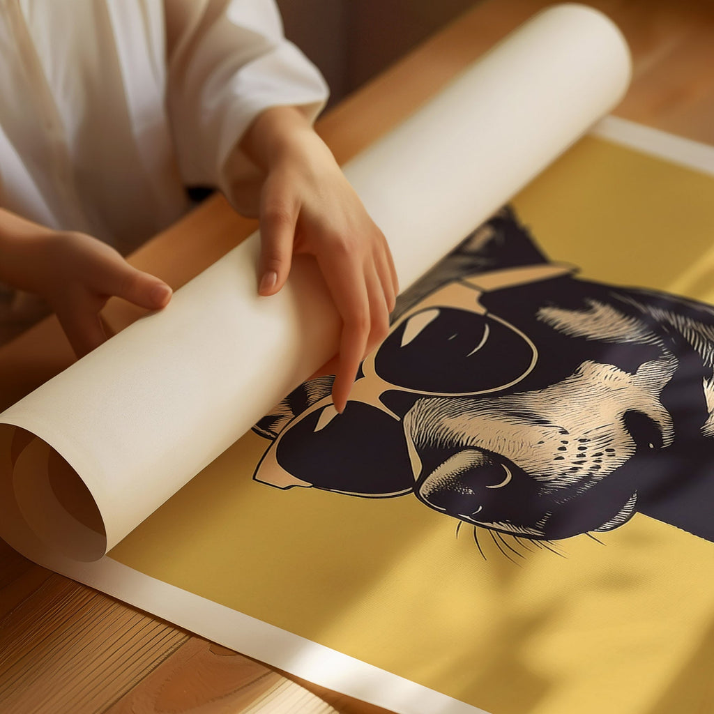 Pinscher Chillin Coffee Dog image 3