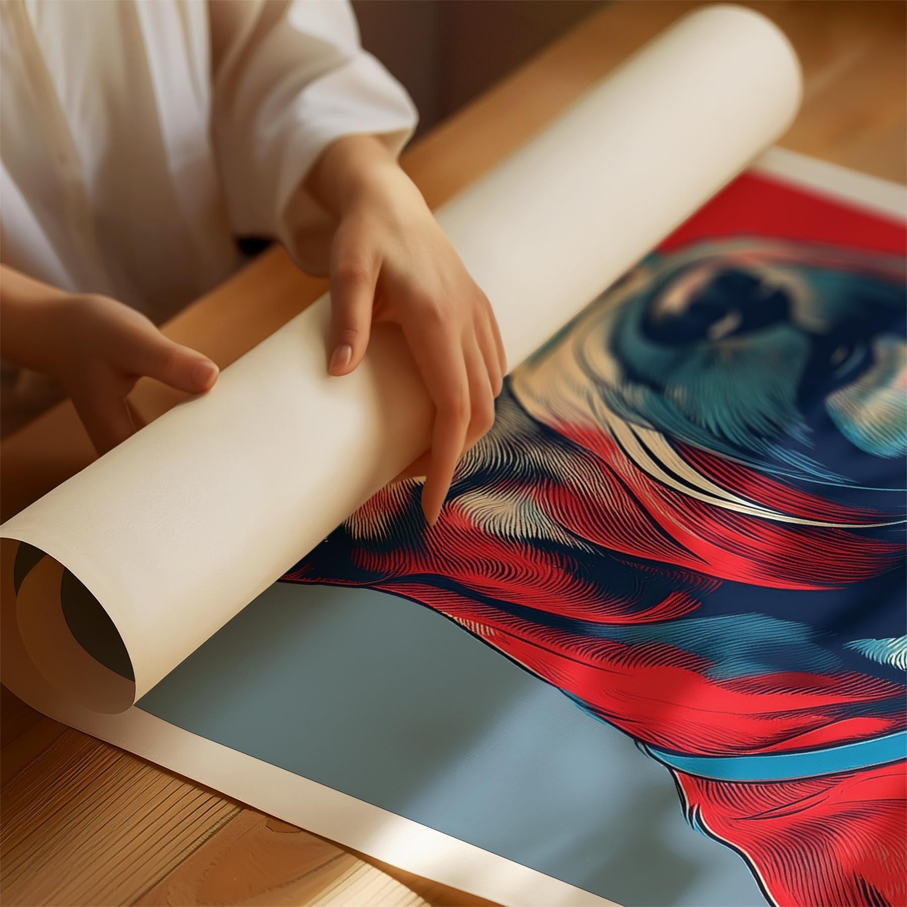 Scottish Terrier LOVE Series Inspired by the Obama Poster image 1