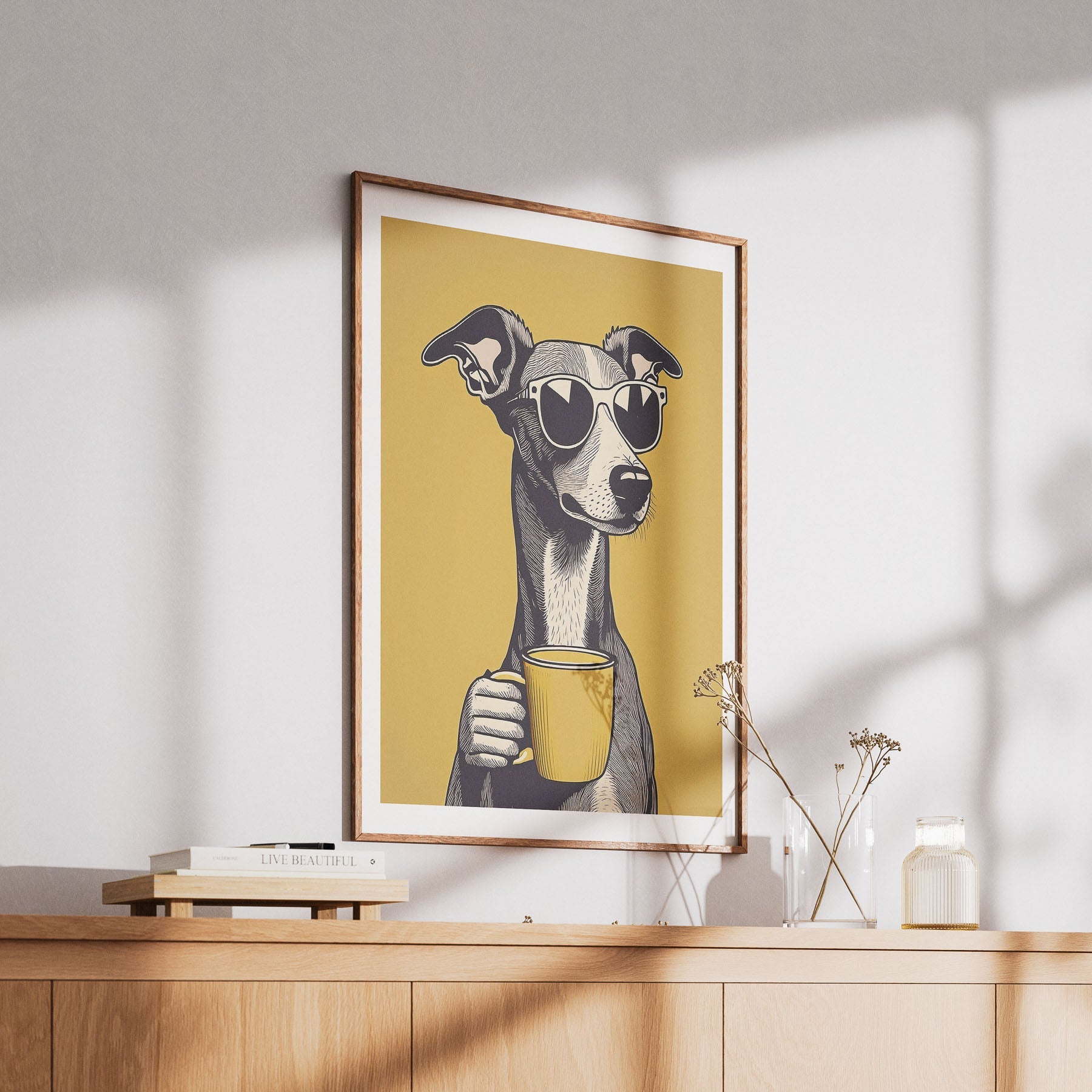 Italian Greyhound Chillin Coffee Dog image 6