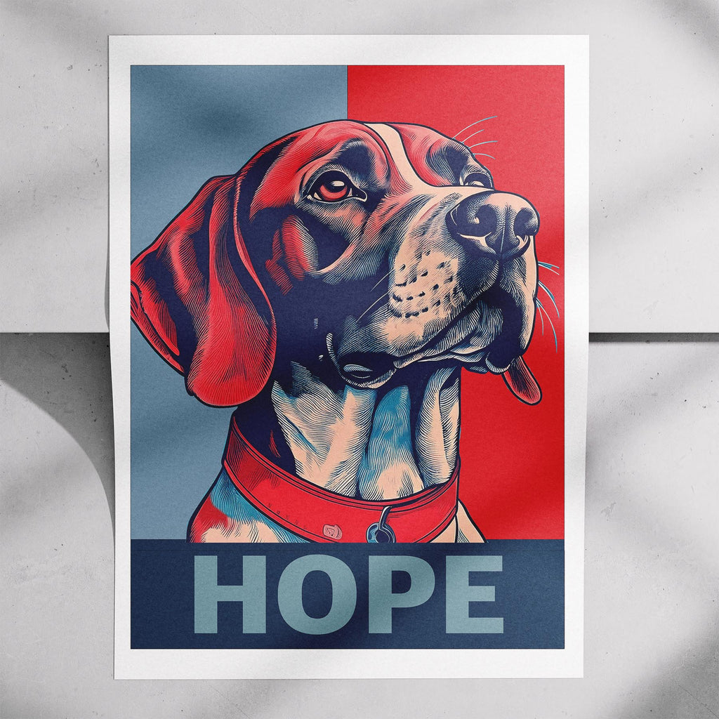 English Pointer HOPE Series Inspired by the Obama Poster image 7