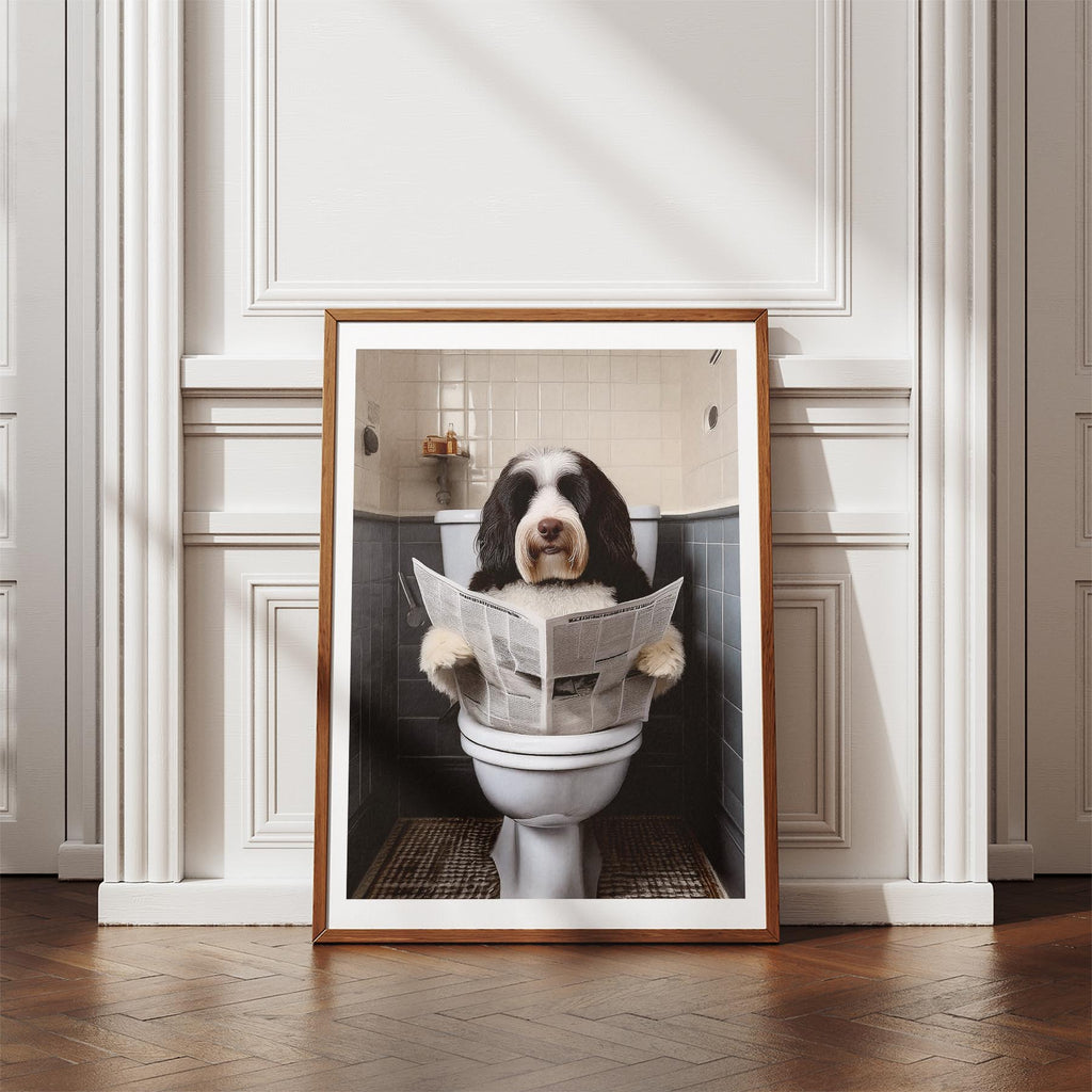 Old English Sheepdog Toilet Humour Dog Series image 4