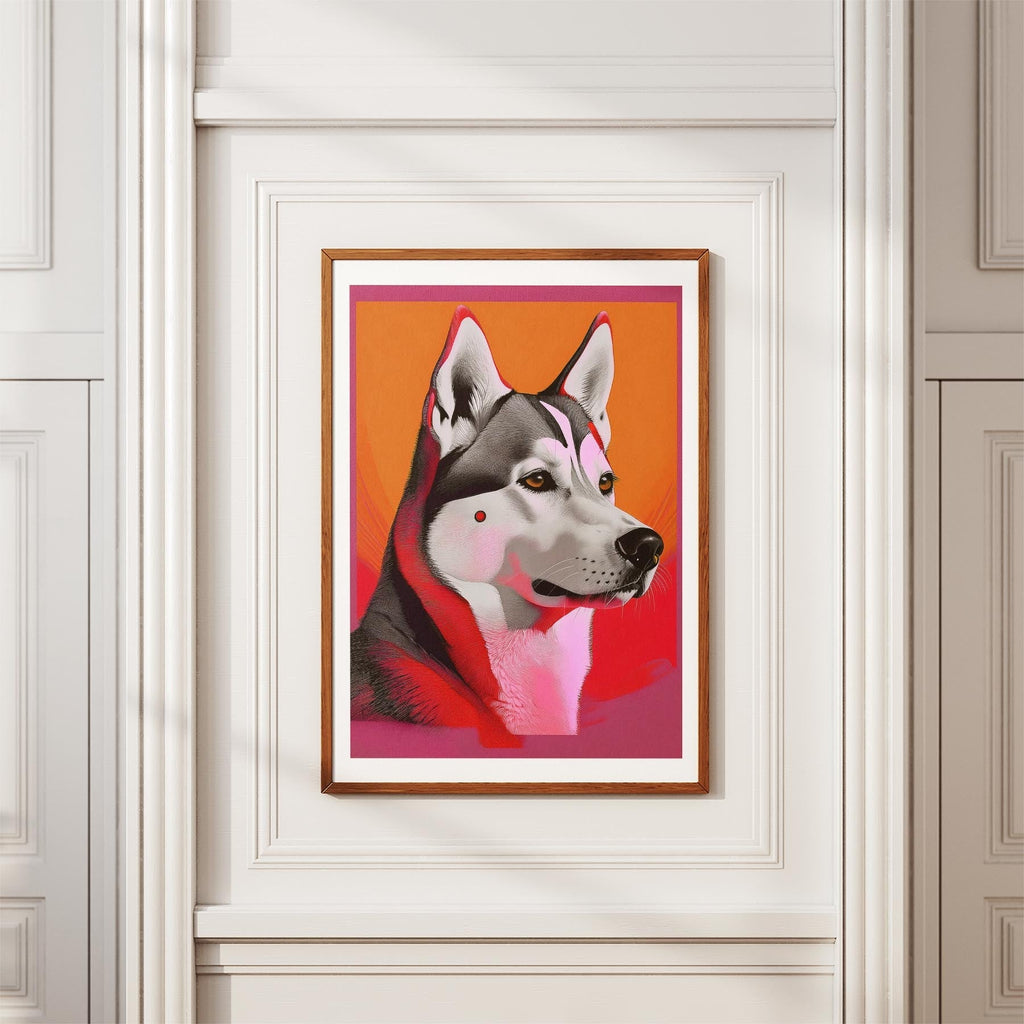 Siberian Husky Modern Pop Dog Series image 3