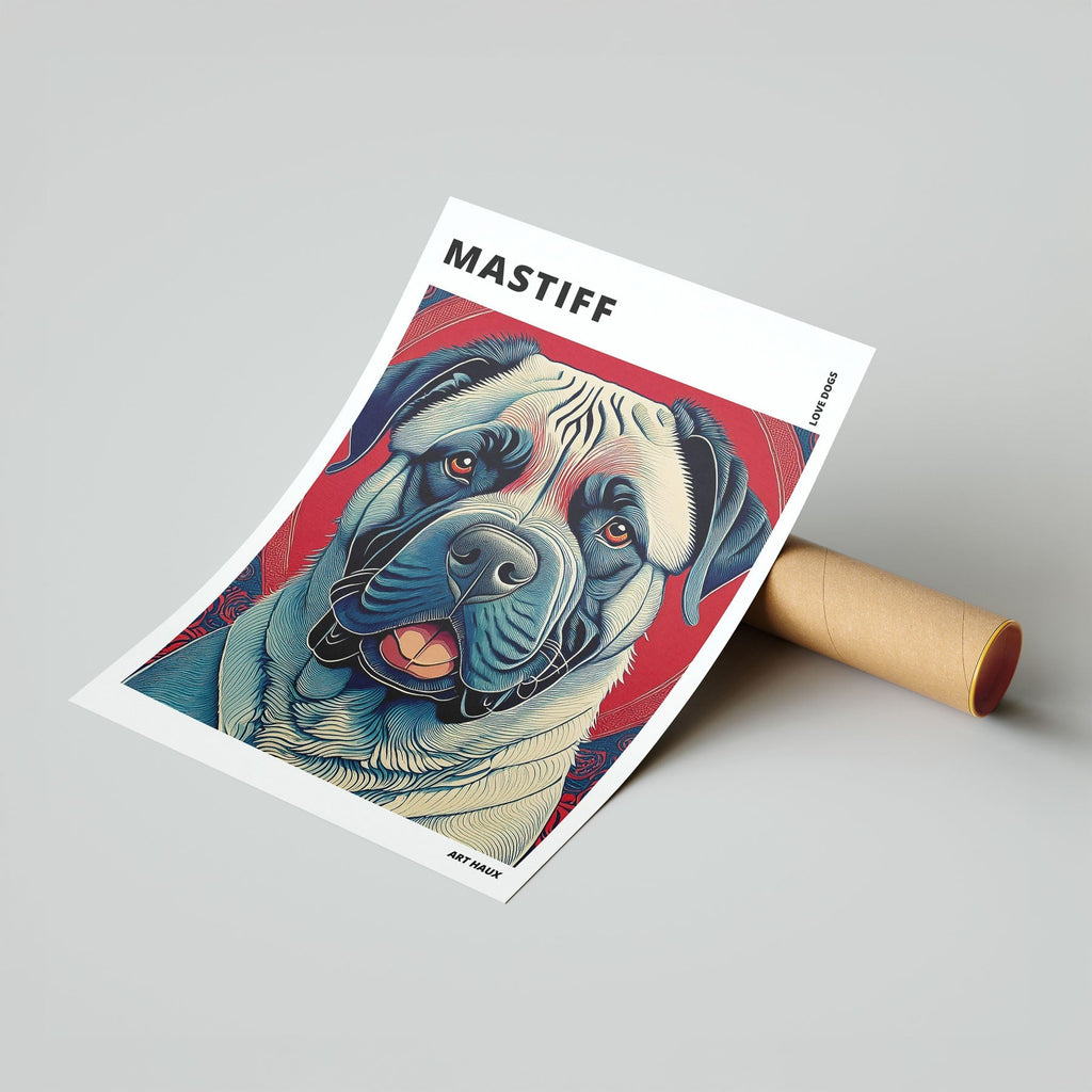 Maltese Hokusai Japanese Inspired Dog Series with Text image 6