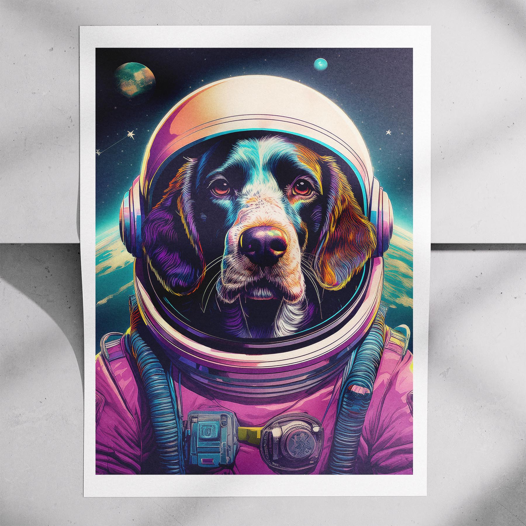 Gordon Setter Space Dogs Series image 7