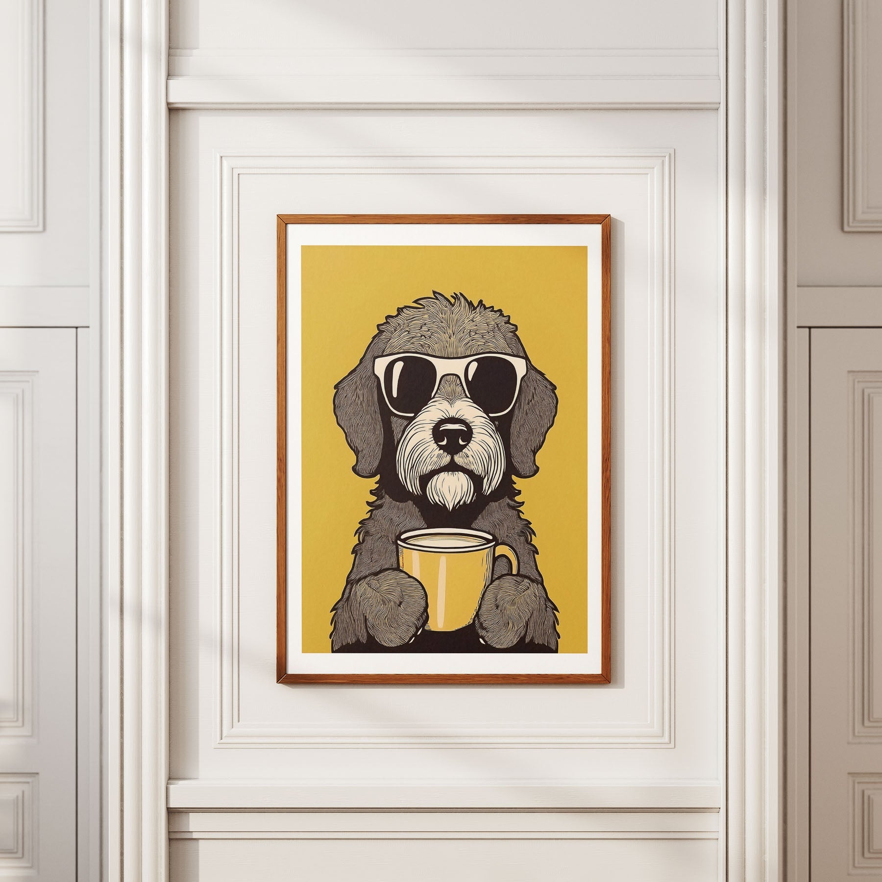 Labradoddle 2 Chillin Coffee Dog image 2