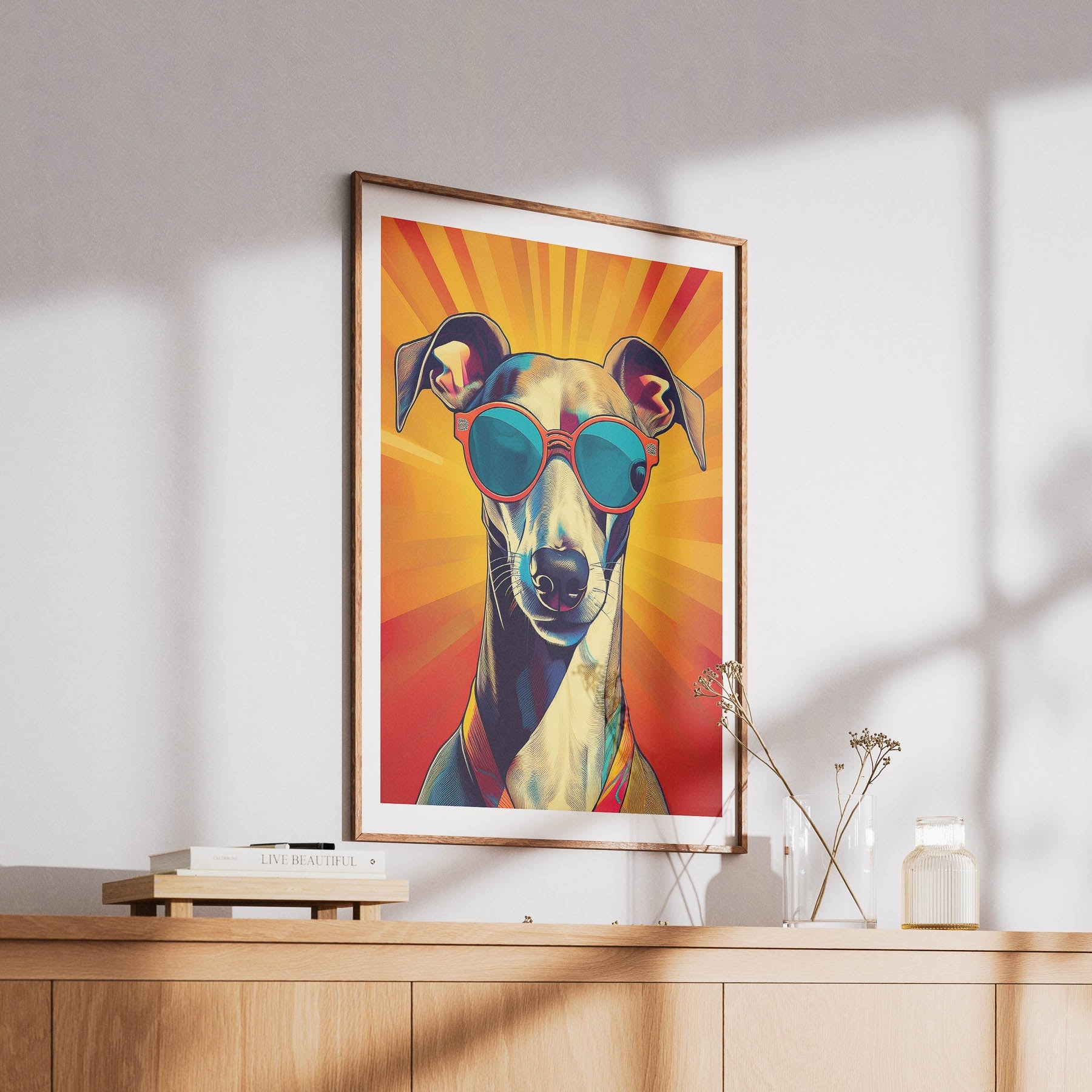 Grayhound In Colourful Sunnies 1 image 6