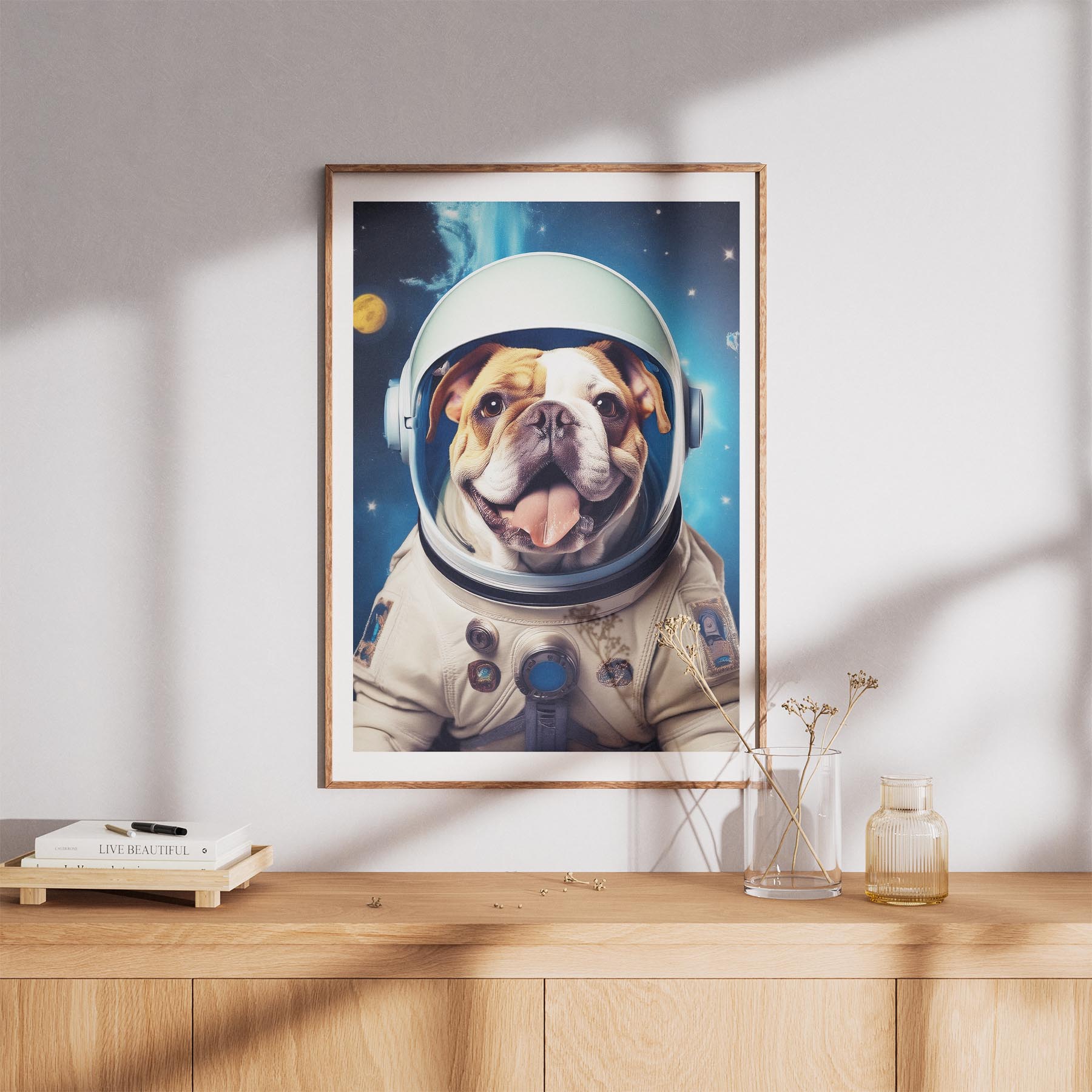 Bulldog Astronaut Dog Series image 8