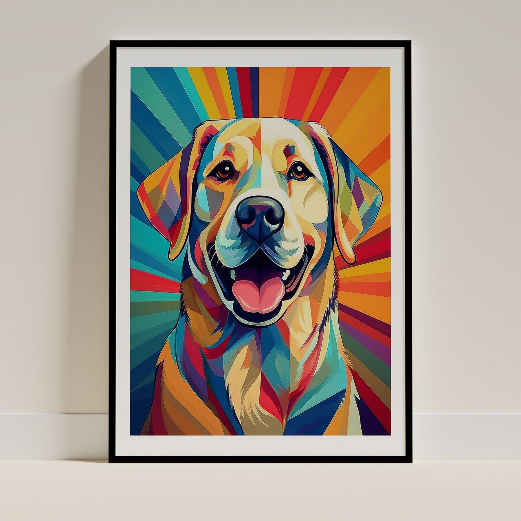 Labrador Retriever Dog Art Print Unframed Vol 3 | 5 Unique Designs | Wall Art Gift for Dog Lovers - Image 5 | Dogsy & Co