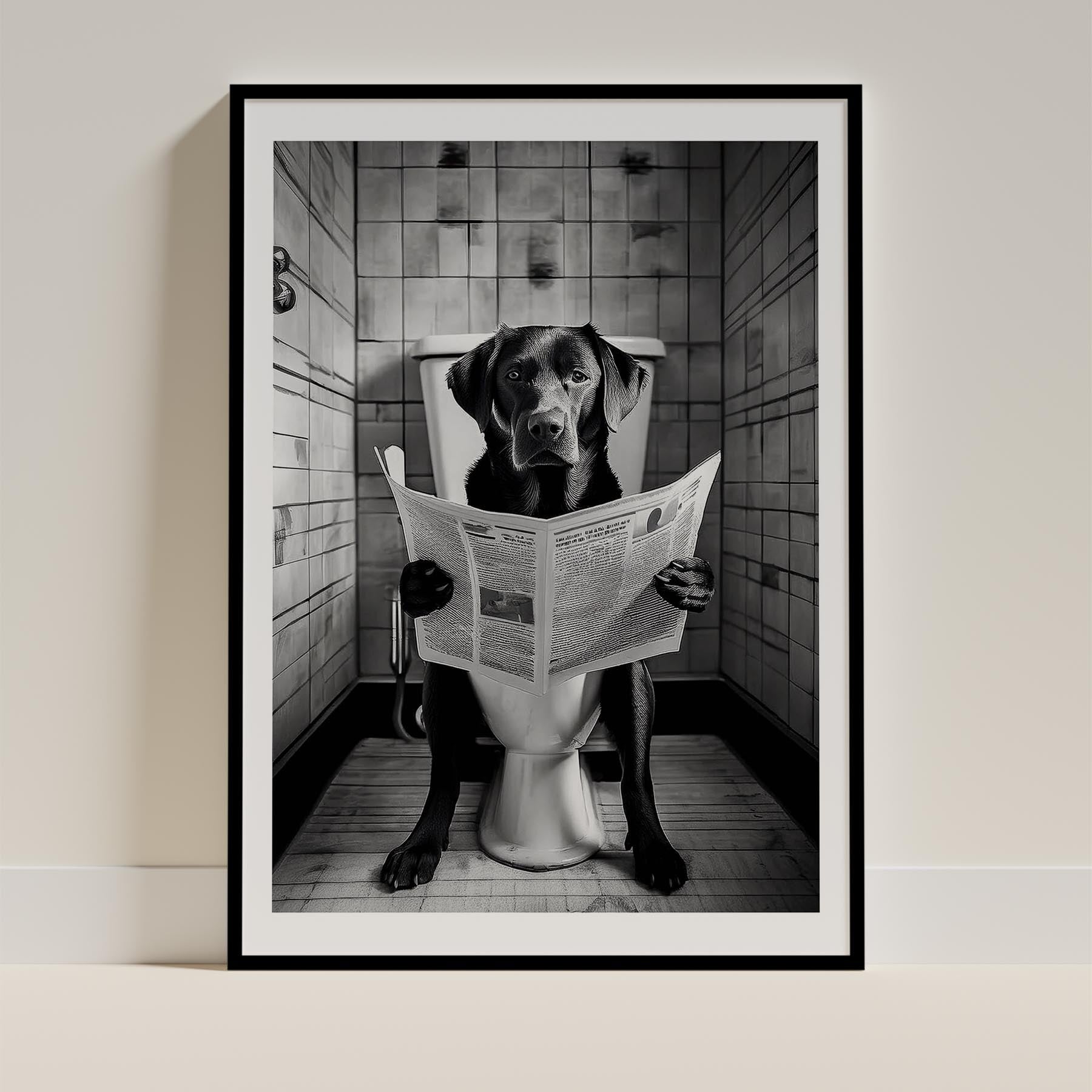 Labrador Retriever Toilet Humour Dog Series 1 image 0