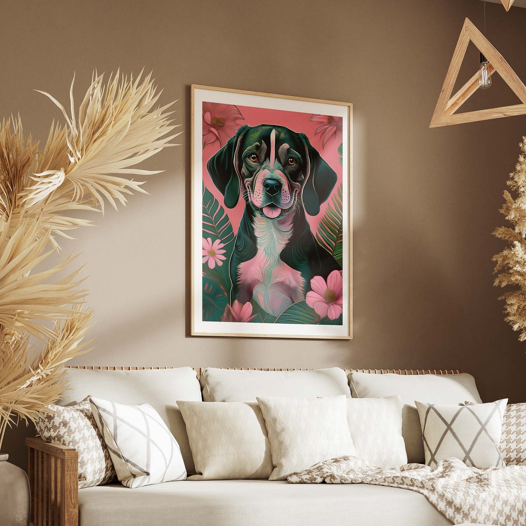 Beagle Flowery Dog image 5