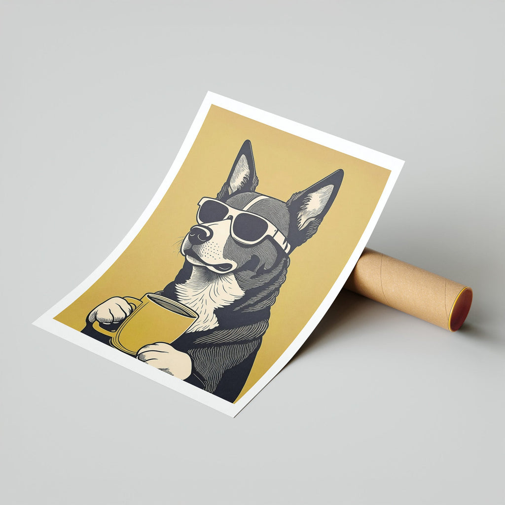 Kelpie X Border Collie Chillin Coffee Dog image 7