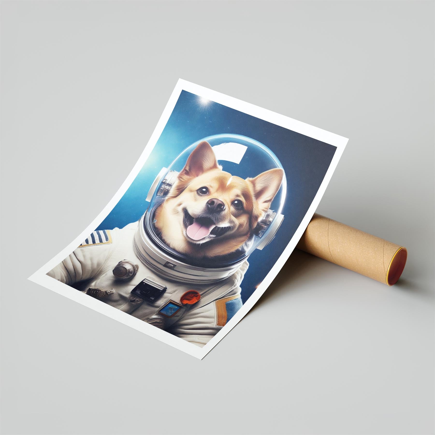 Japanese Chin Astronaut Dog Series image 6