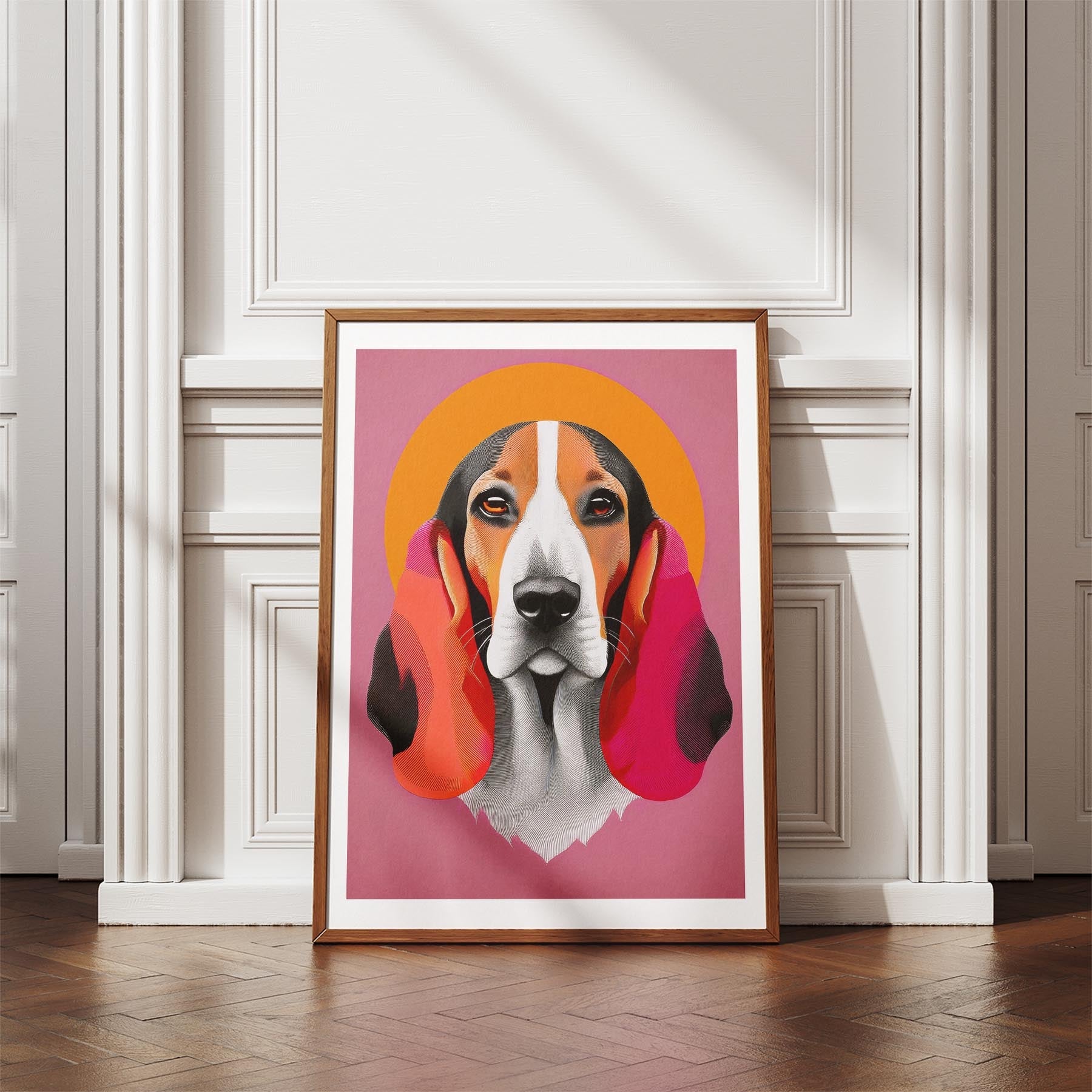 Basset Hound Modern Pop Dog Series image 4