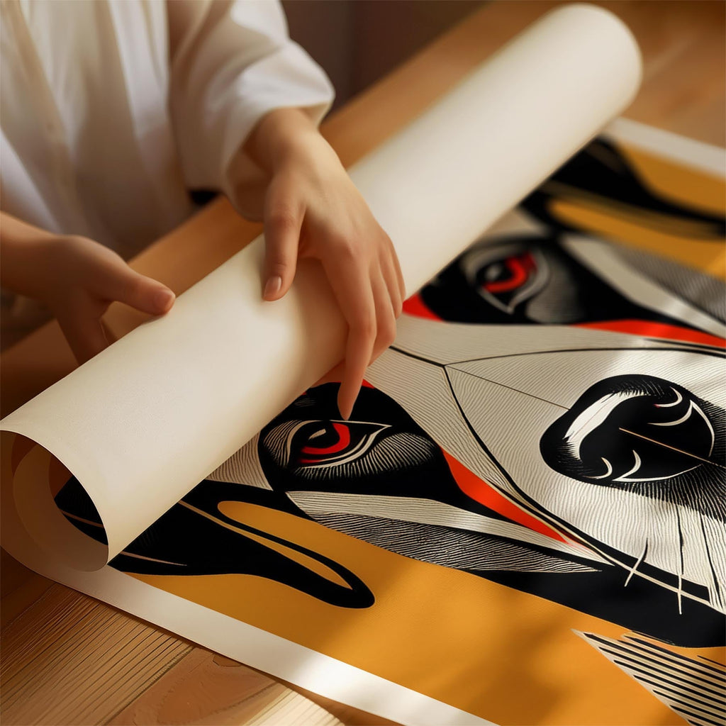 Mastiff Geometric Orange Series image 1