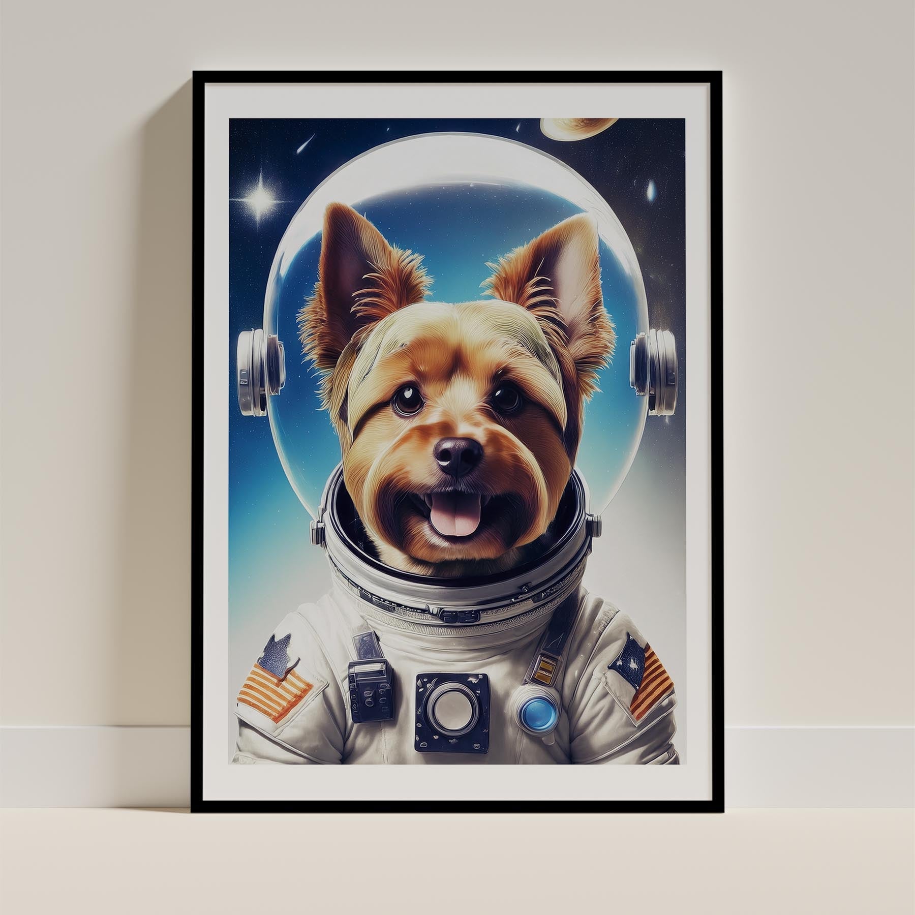 Yorkshire Terrier Astronaut Dog Series image 0
