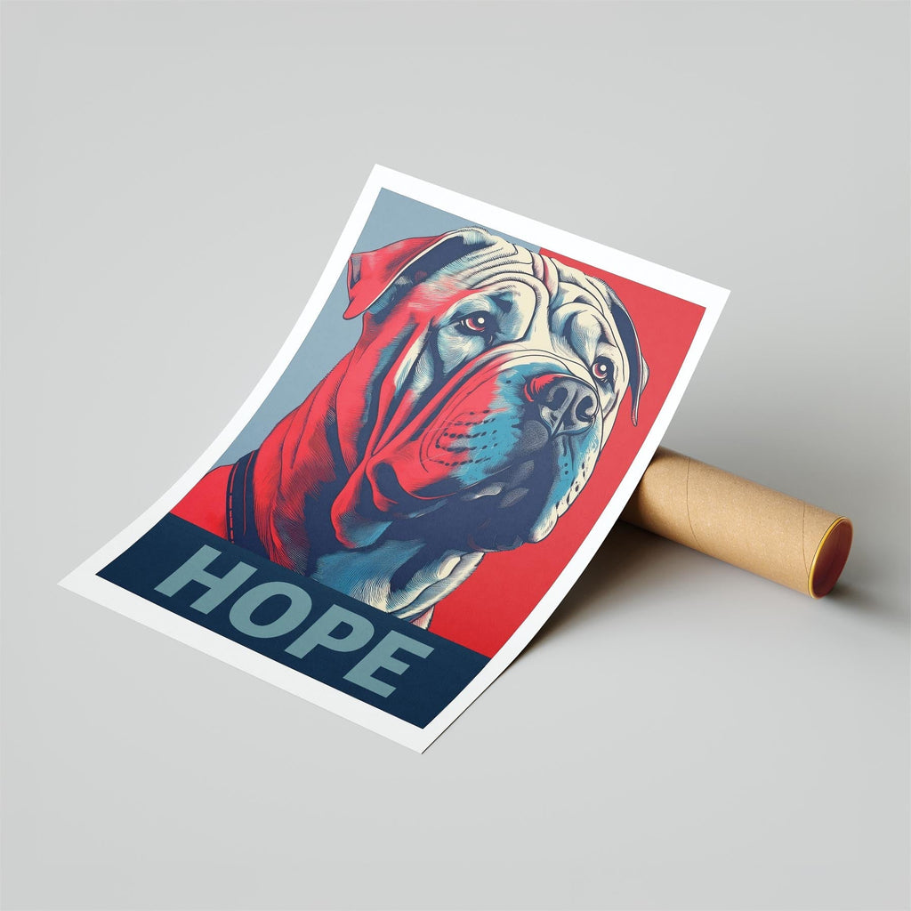 Shar Pei HOPE Series Inspired by the Obama Poster image 6