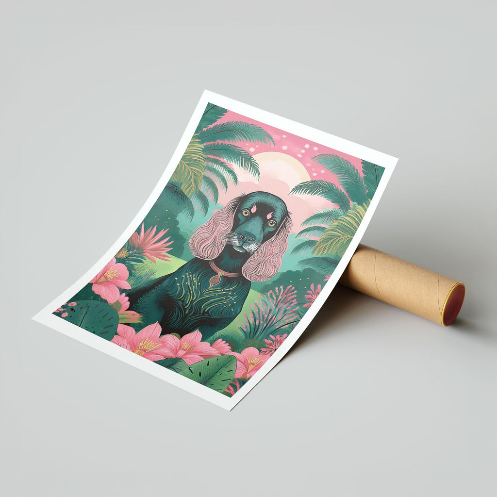 Cocker Spaniel 1 Flowery Dog image 7