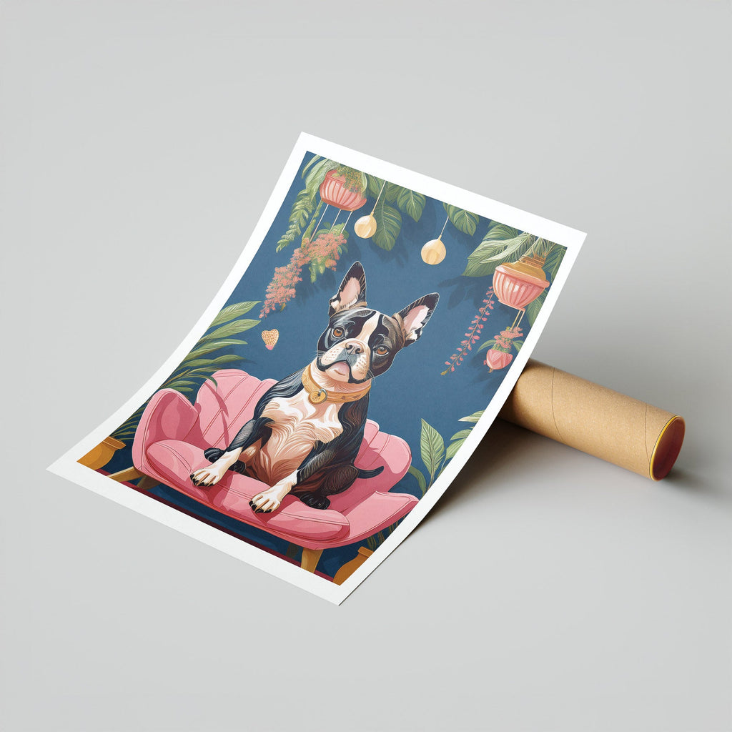 Boston Terrier Just Lounging Around 2 image 7