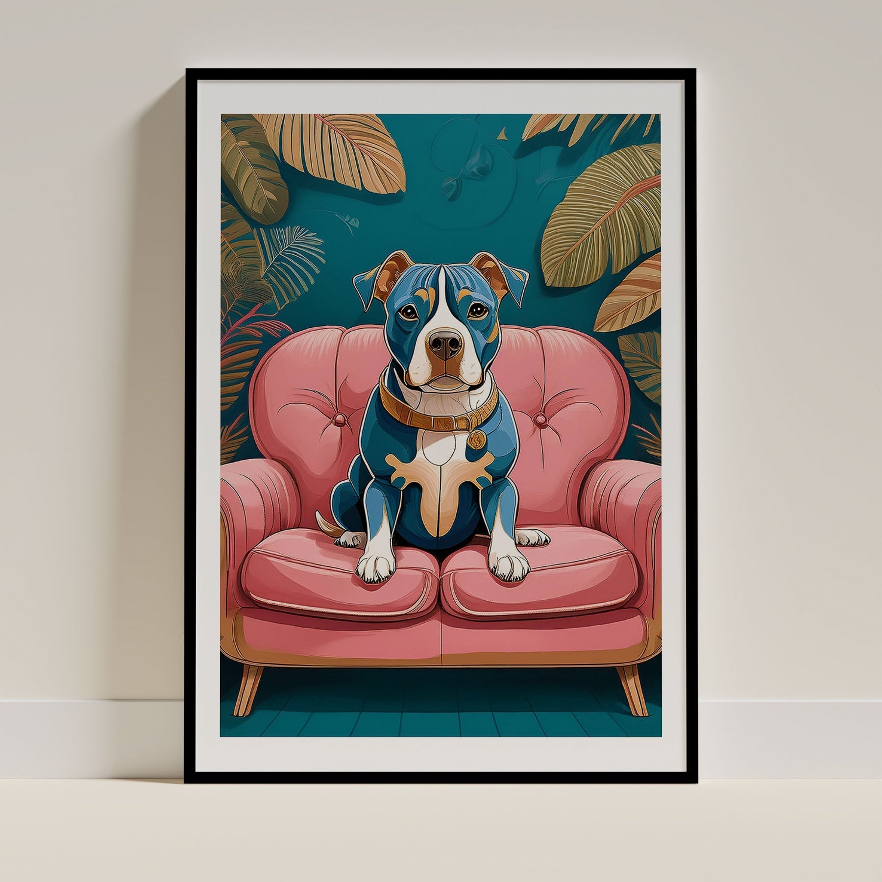 Staffordshire Bull Terrier Dog Art Print Unframed Vol 2 | 9 Unique Designs | Wall Art Gift for Dog Lovers - Image 4 | Dogs...