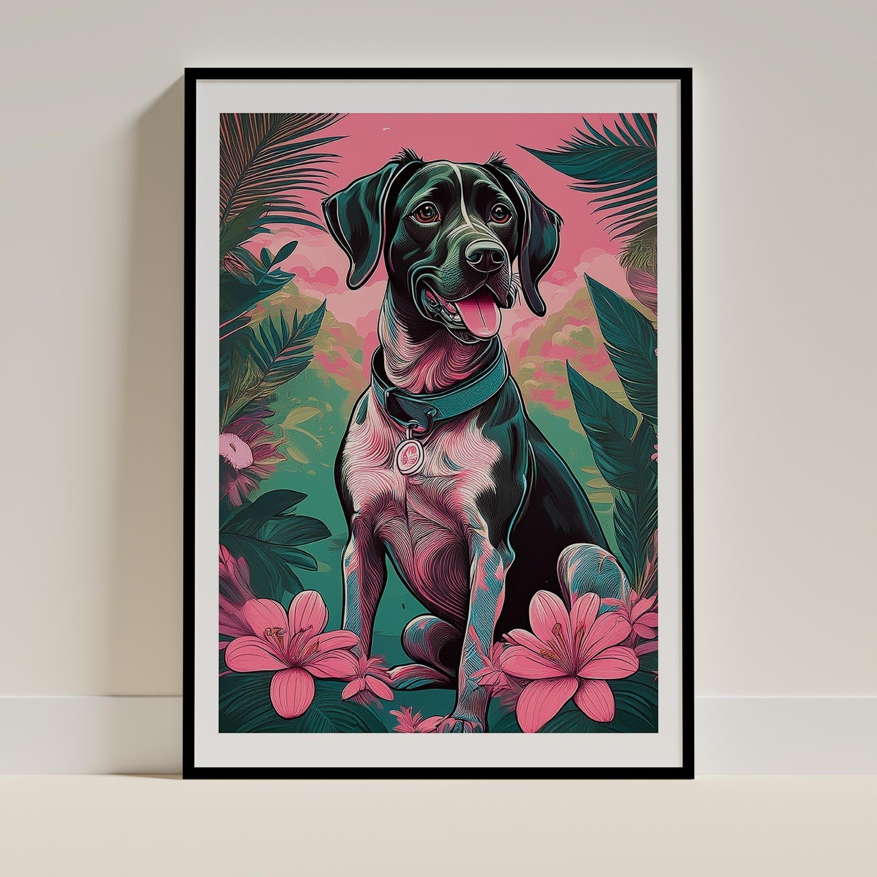 German Shorthaired Pointer Dog Art Print Unframed Vol 2 | 6 Unique Designs | Wall Art Gift for Dog Lovers - Image 3 | Dogs...