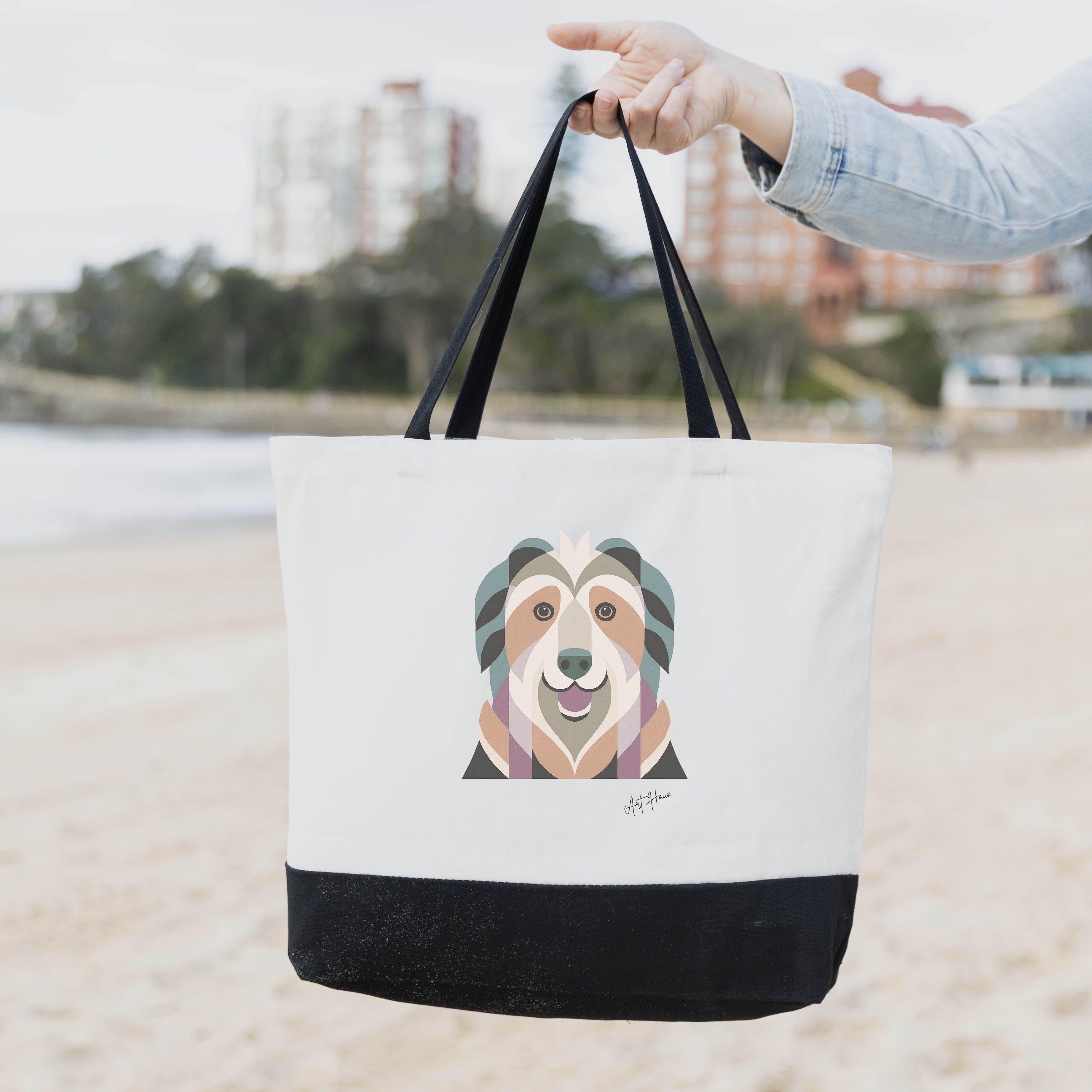 Smithfield Sheepdog Vintage Chic Graphic Bag image 1