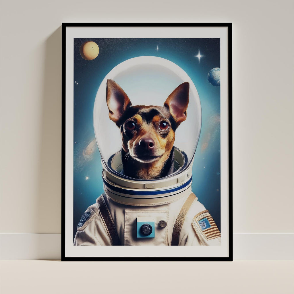 Miniature Pinscher Astronaut Dog Series image 11