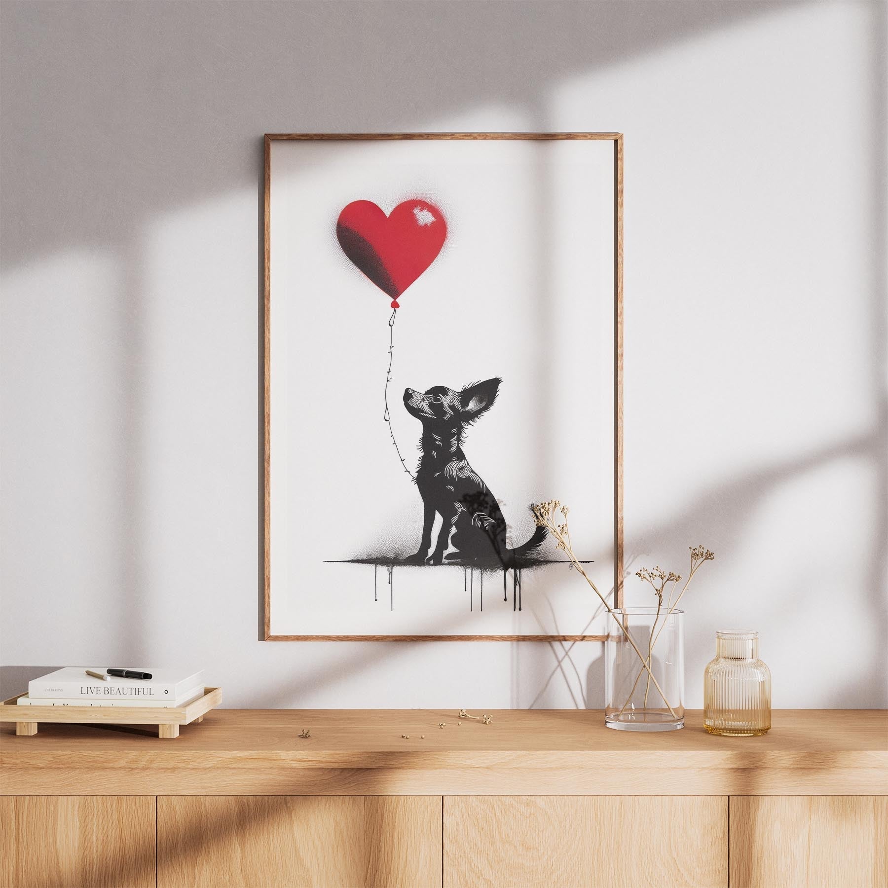 Chihuahua DOGSY Series inspired by the Art of Banksy image 8