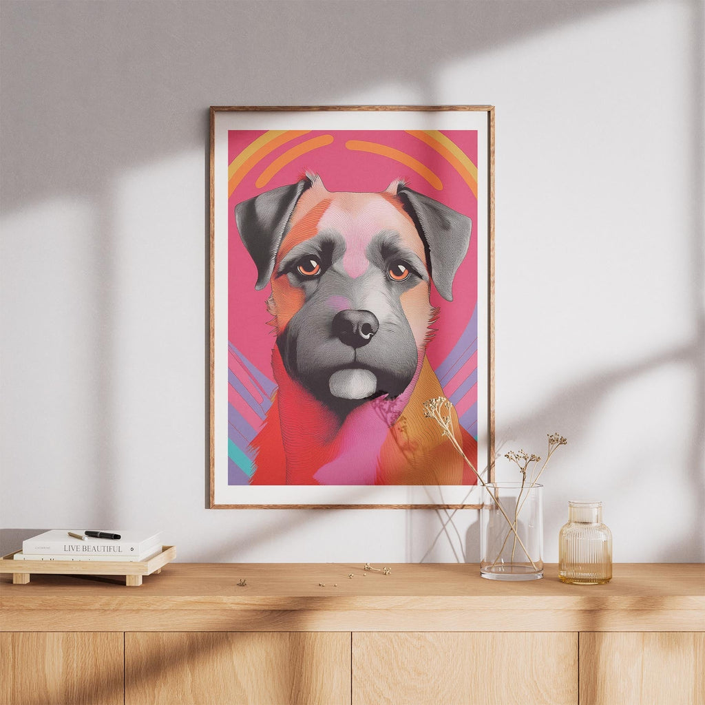 Border Terrier Modern Pop Dog Series image 8