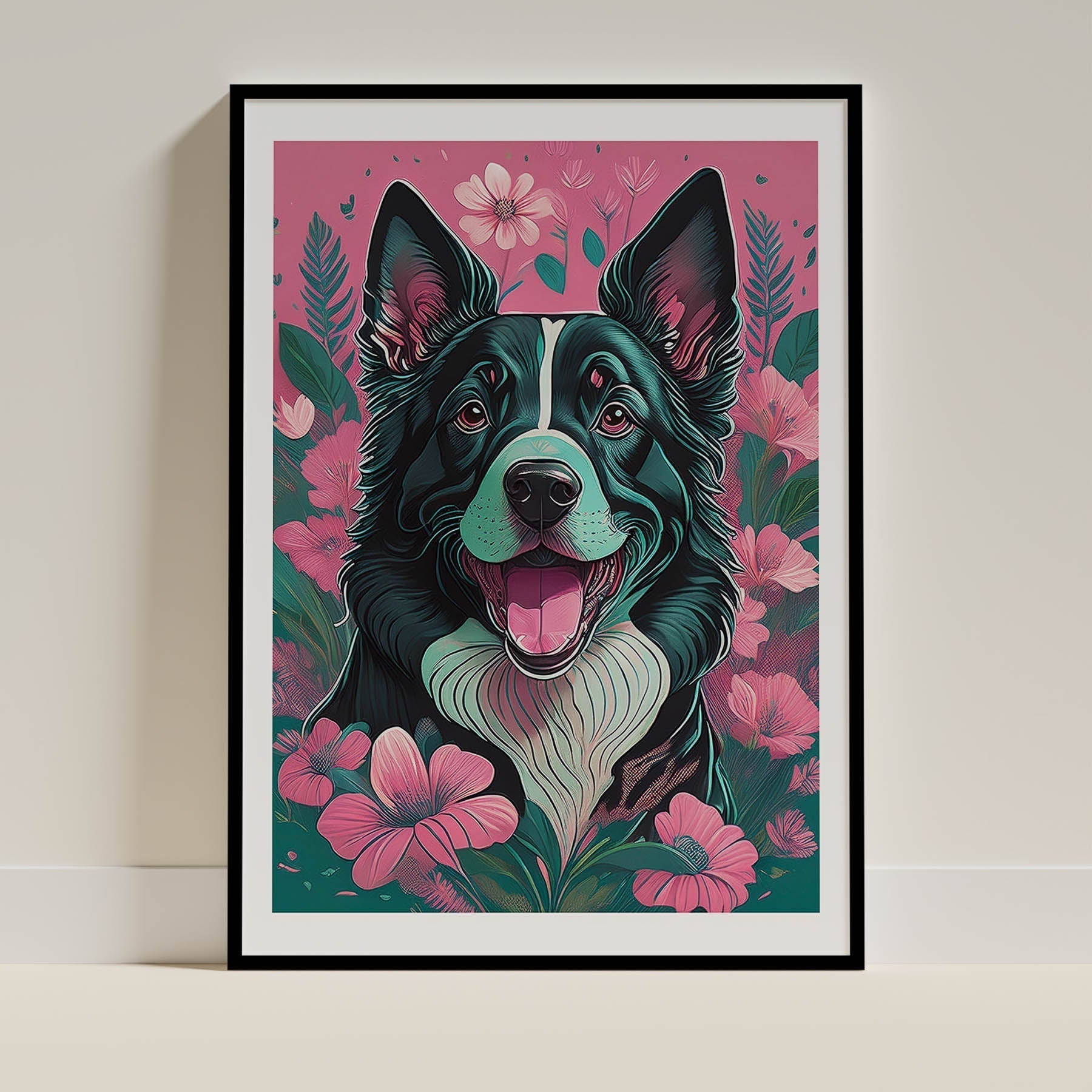 Border Collie Dog Art Print Unframed Vol 2 | 11 Unique Designs | Wall Art Gift for Dog Lovers - Image 9 | Dogsy & Co