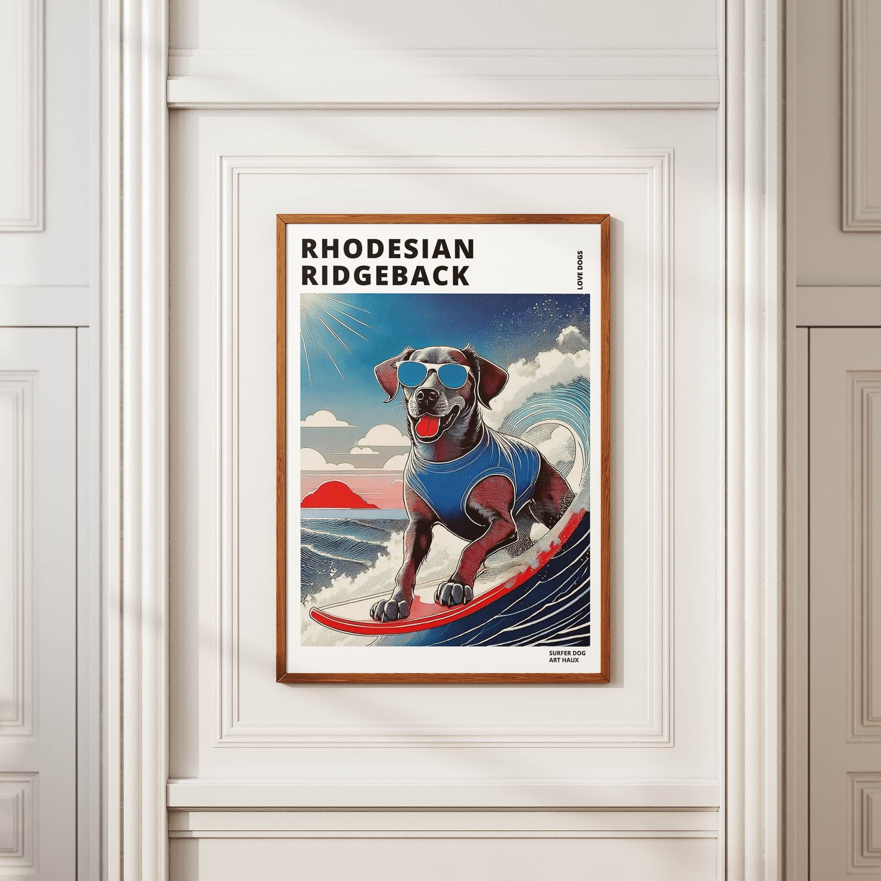 Rhodesian Ridgeback Hokosai Surfer Dogs 1 image 2