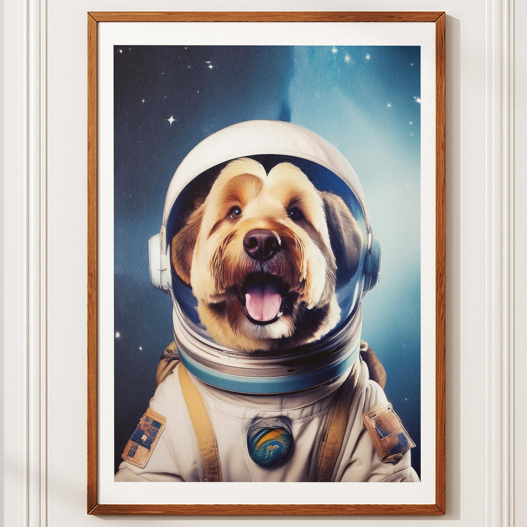 Old English Sheepdog Astronaut Dog Series image 10