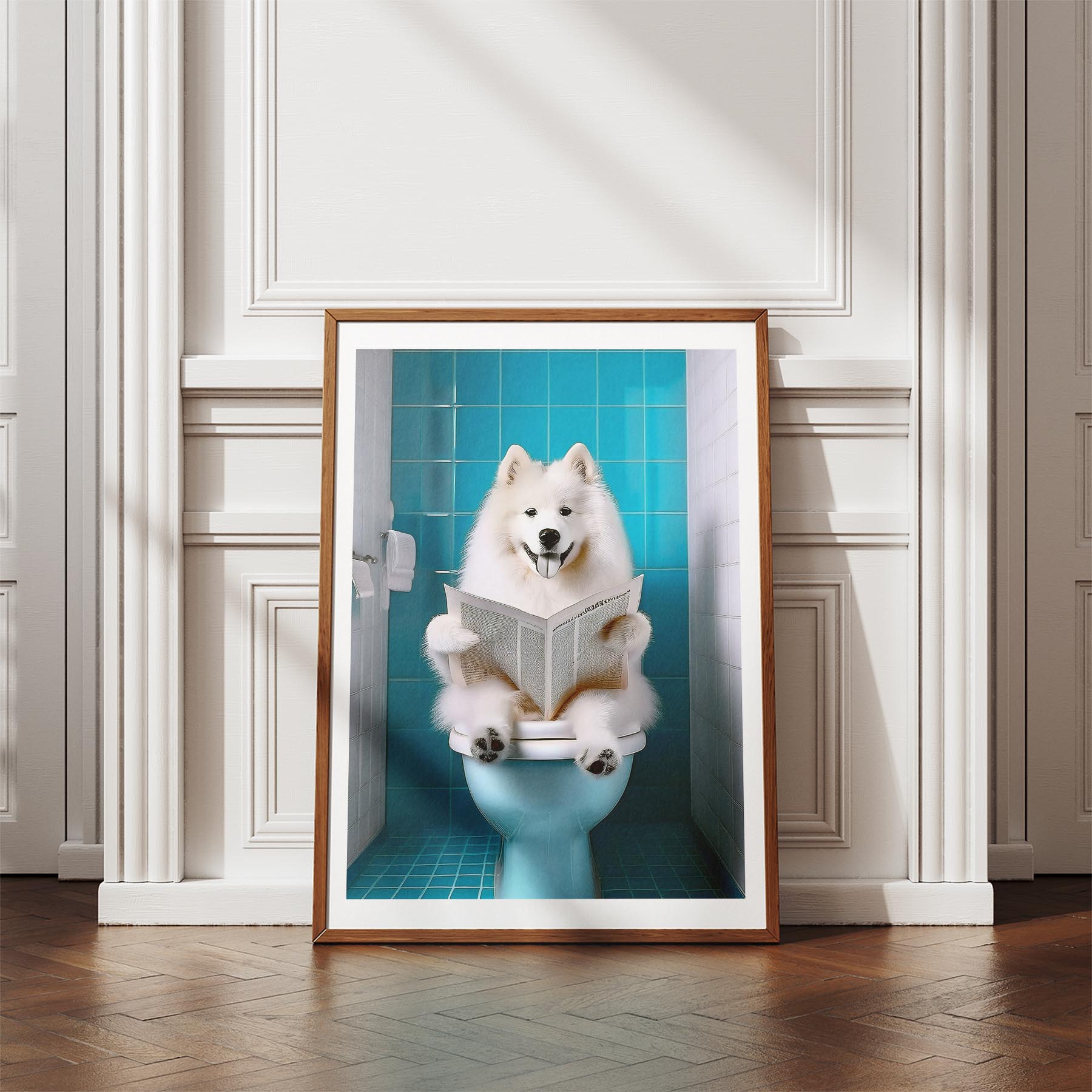 Samoyed Toilet Humour Dog Series image 4