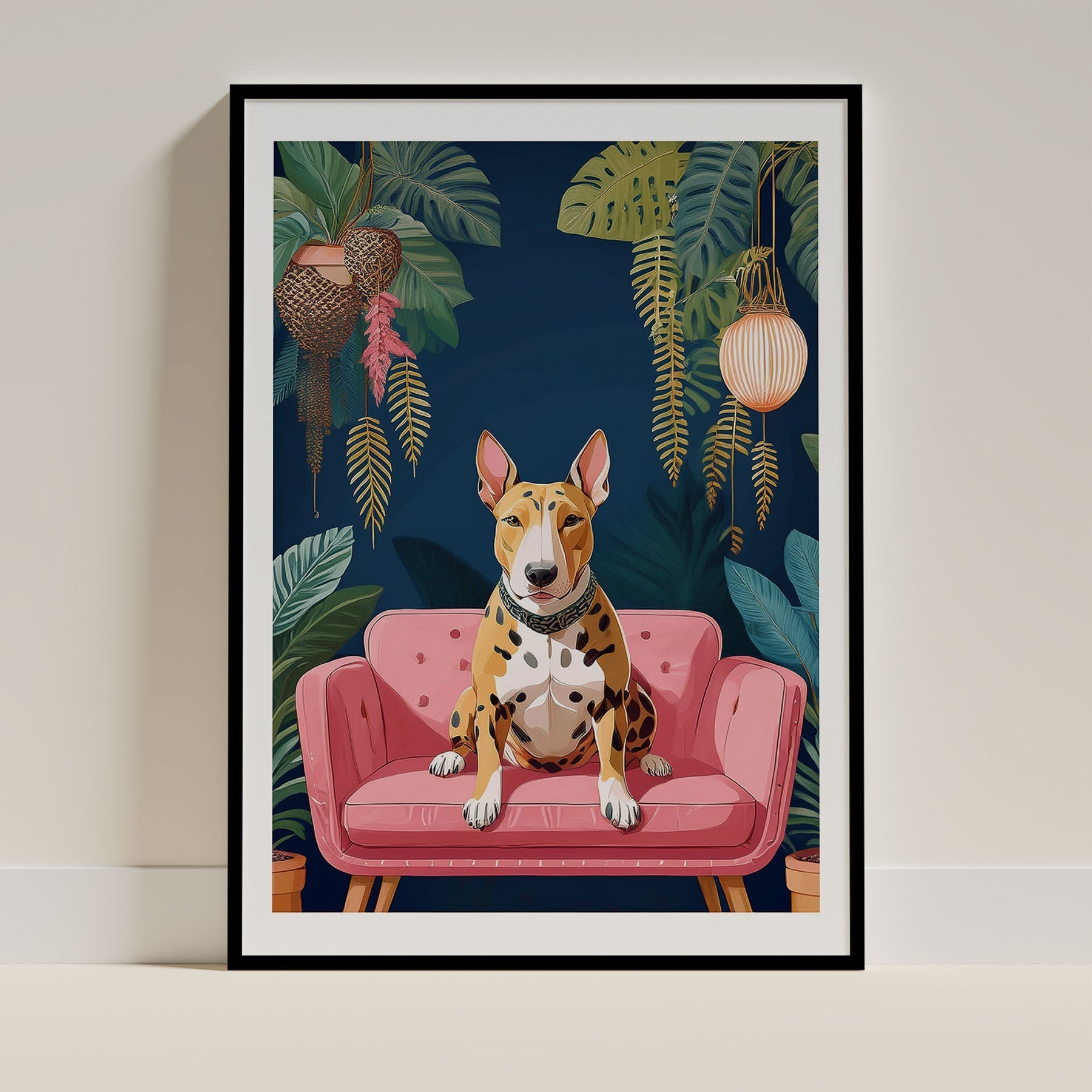 Bull Terrier Dog Art Print Unframed Vol 2 | 11 Unique Designs | Wall Art Gift for Dog Lovers - Image 10 | Dogsy & Co