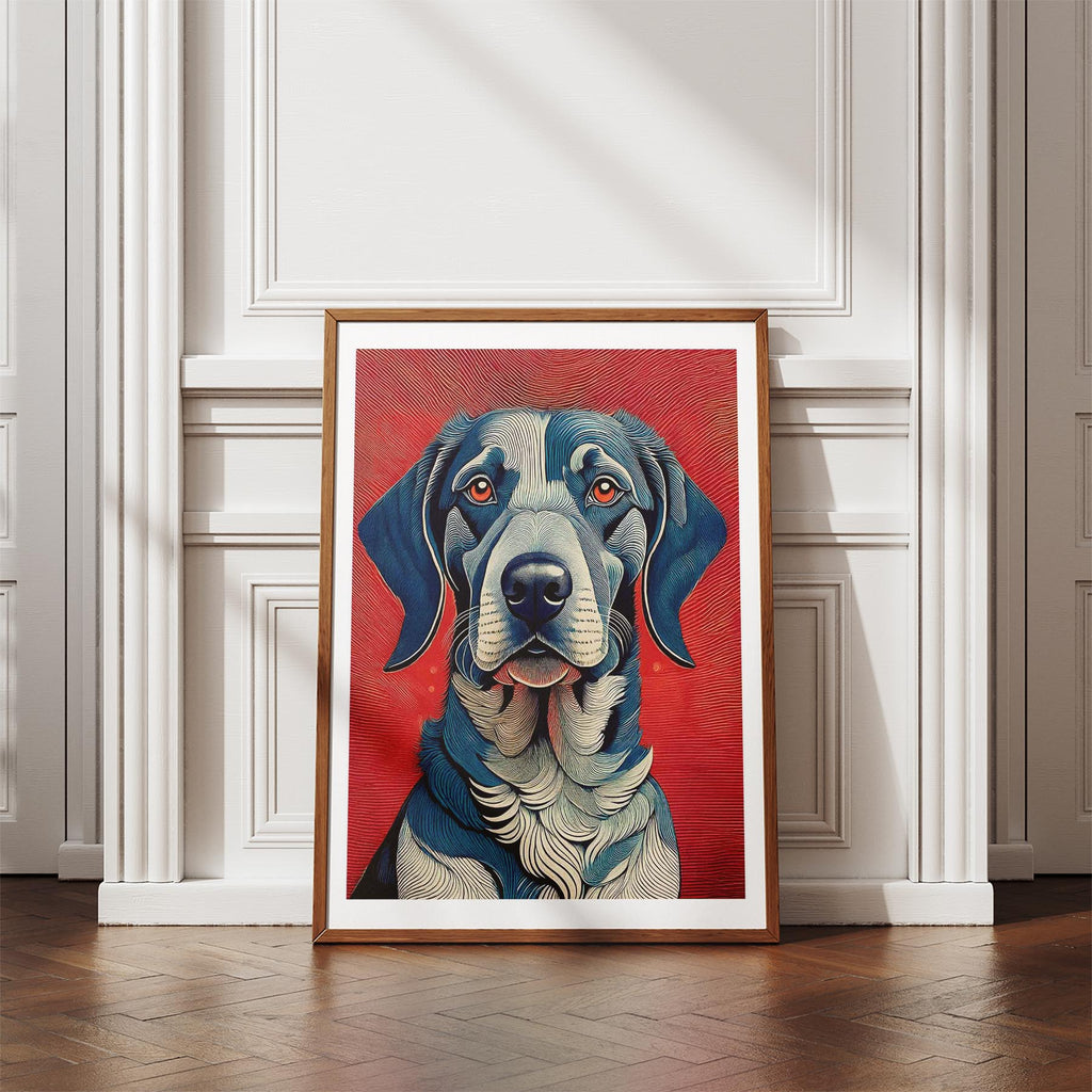 German Pointer Hokusai Japanese Inspired Dog Series image 4