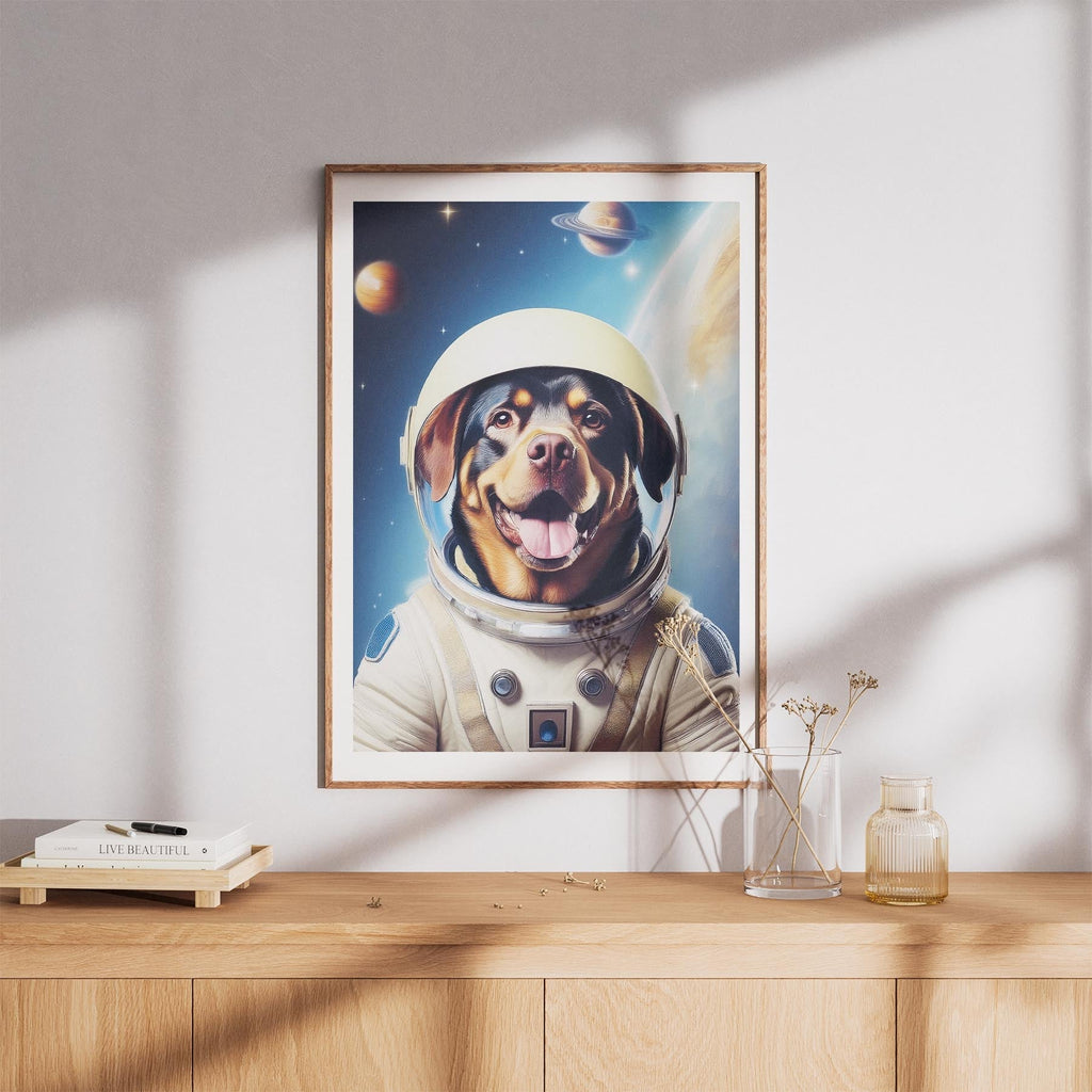Rottweiler Astronaut Dog Series image 8