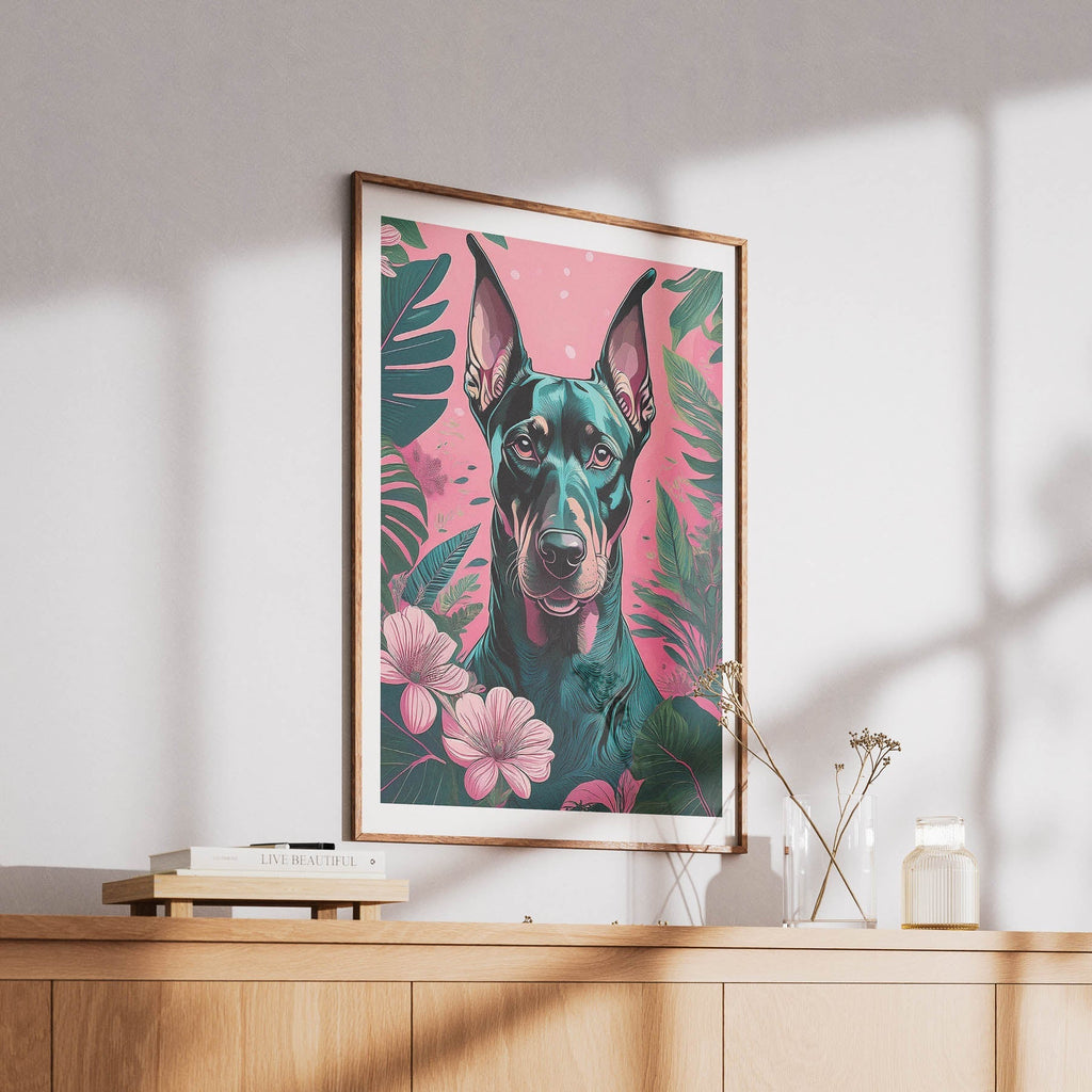 Doberman Flowery Dog image 6