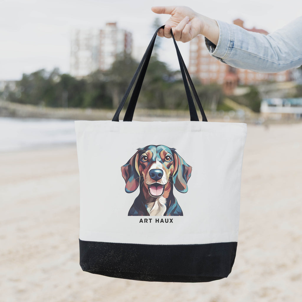 Dachshund Chic Graphic Art Bag image 1