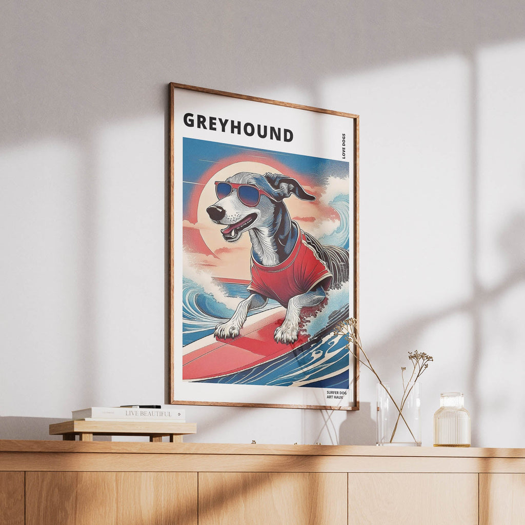 Grey Hound Hokosai Surfer Dogs 1 image 6