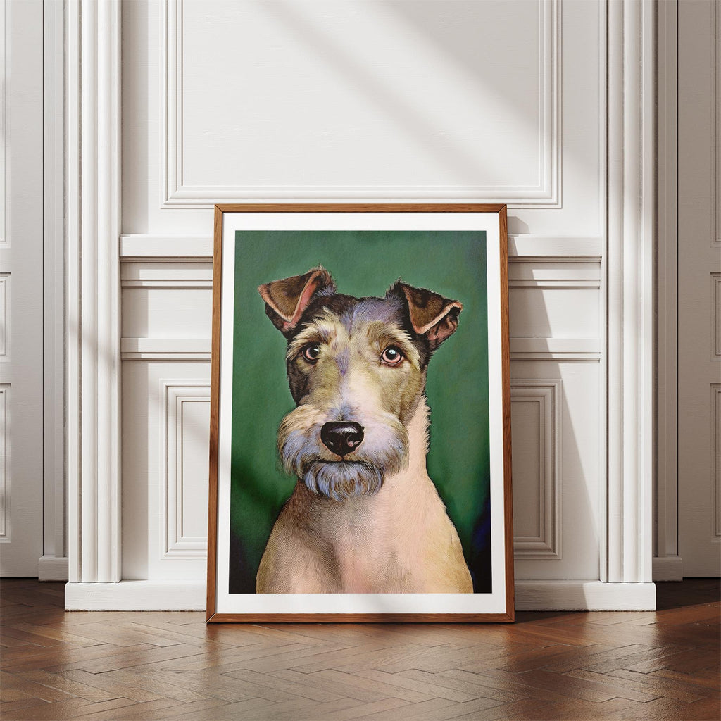 Fox Terrier Green Painted Series image 4