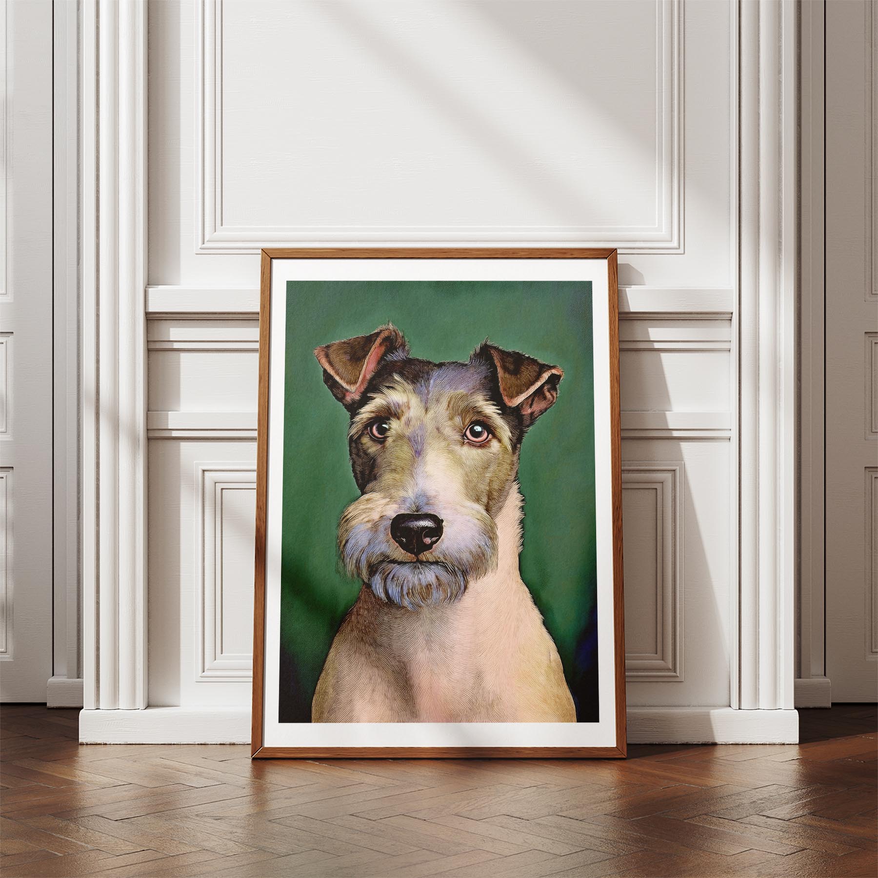 Fox Terrier Green Painted Series image 4