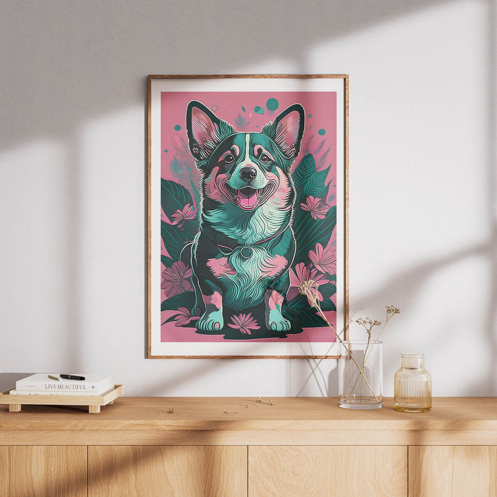 Corgi Flowery Dog image 8