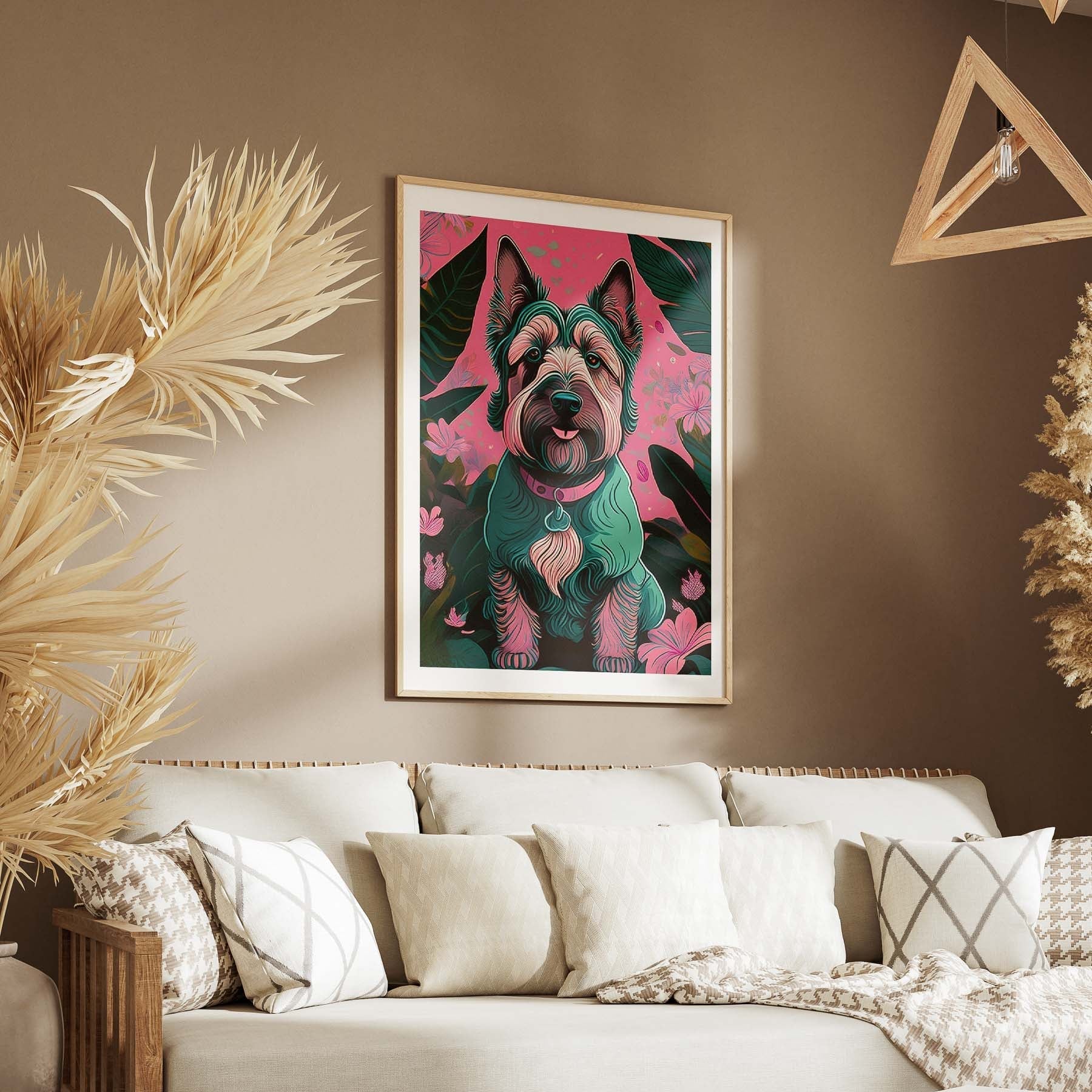 Irish Terrier Flowery Dog image 5