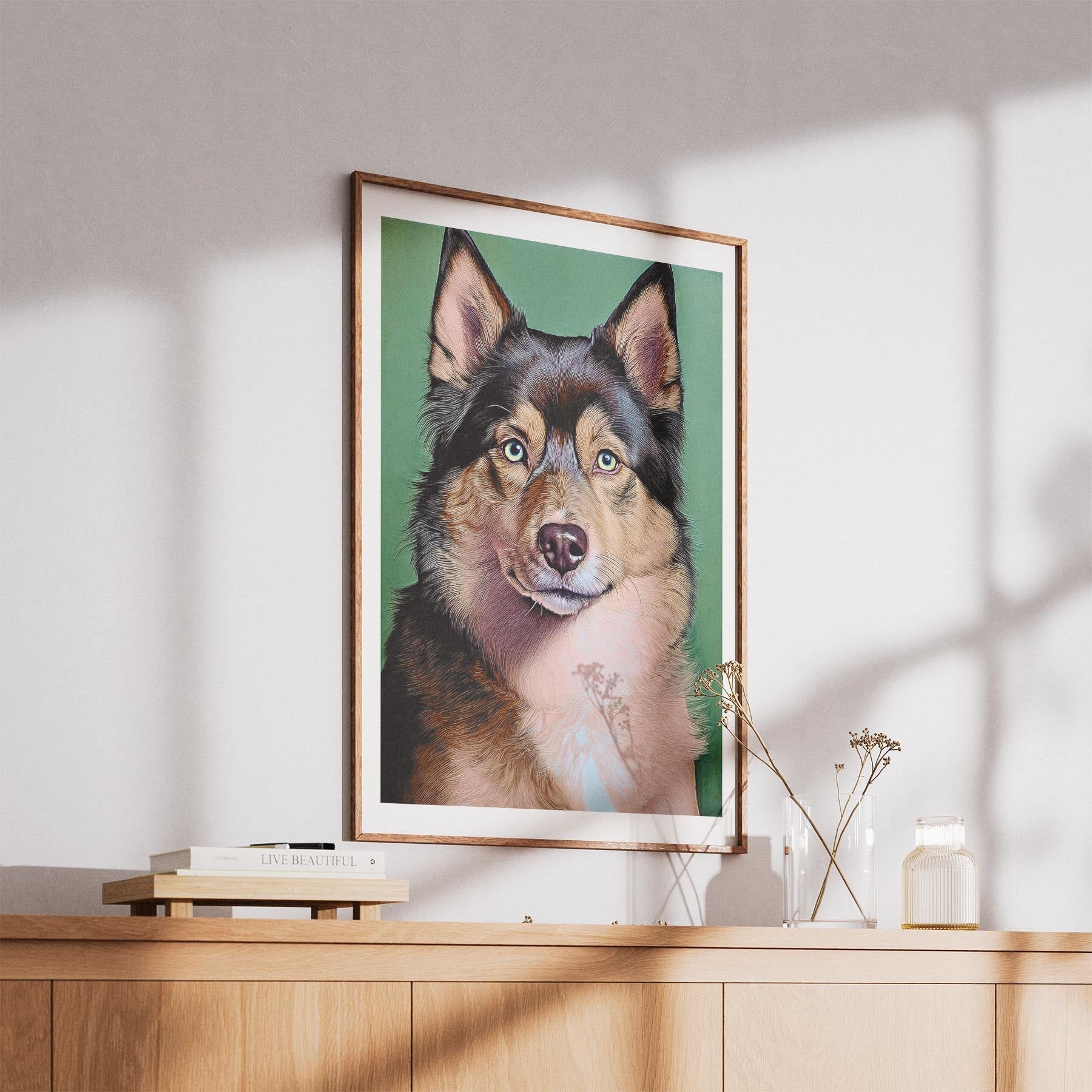 Finnish Lapphund Green Painted Series image 5