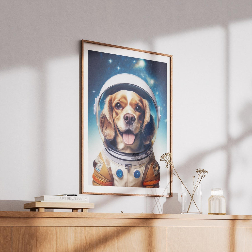 Cavalier Spaniel Astronaut Dog Series image 5
