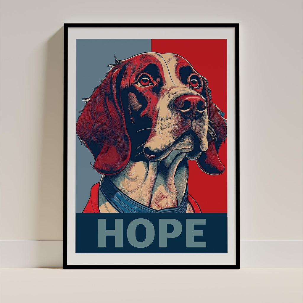 English Springer Spaniel HOPE Series Inspired by the Obama Poster image 0